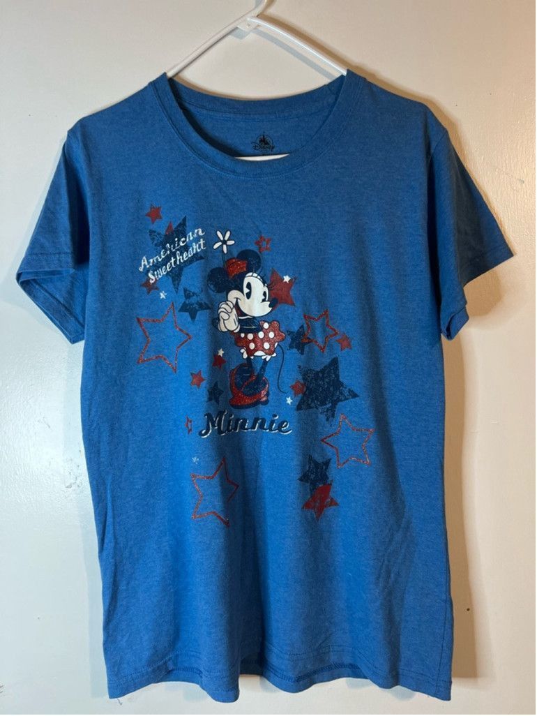 Disney Women's Disney Minnie Mouse T-shirt XL Blue Size XL / US 12-14 / IT 48-50 - 1 Thumbnail