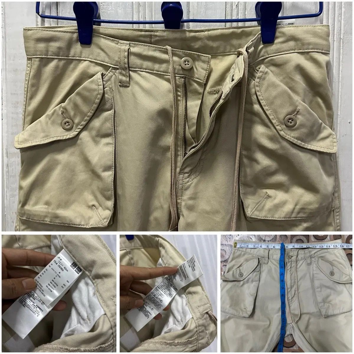 Uniqlo W32 L31🔥 UNIQLO JAPANESE BRAND UTILITY TROUSERS CARGO PANTS Size US 32 / EU 48 - 16 Thumbnail