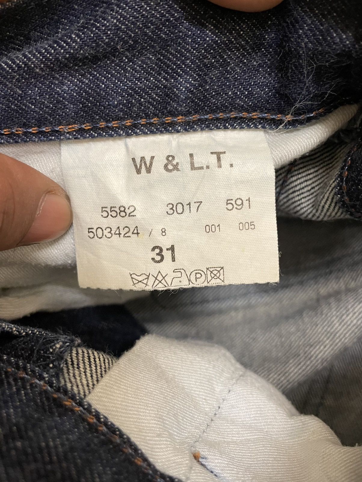 Walter Van Beirendonck Vtg W&LT Wild & Lethal Trash Extra Length Selvedge Jeans Size US 31 - 10 Thumbnail