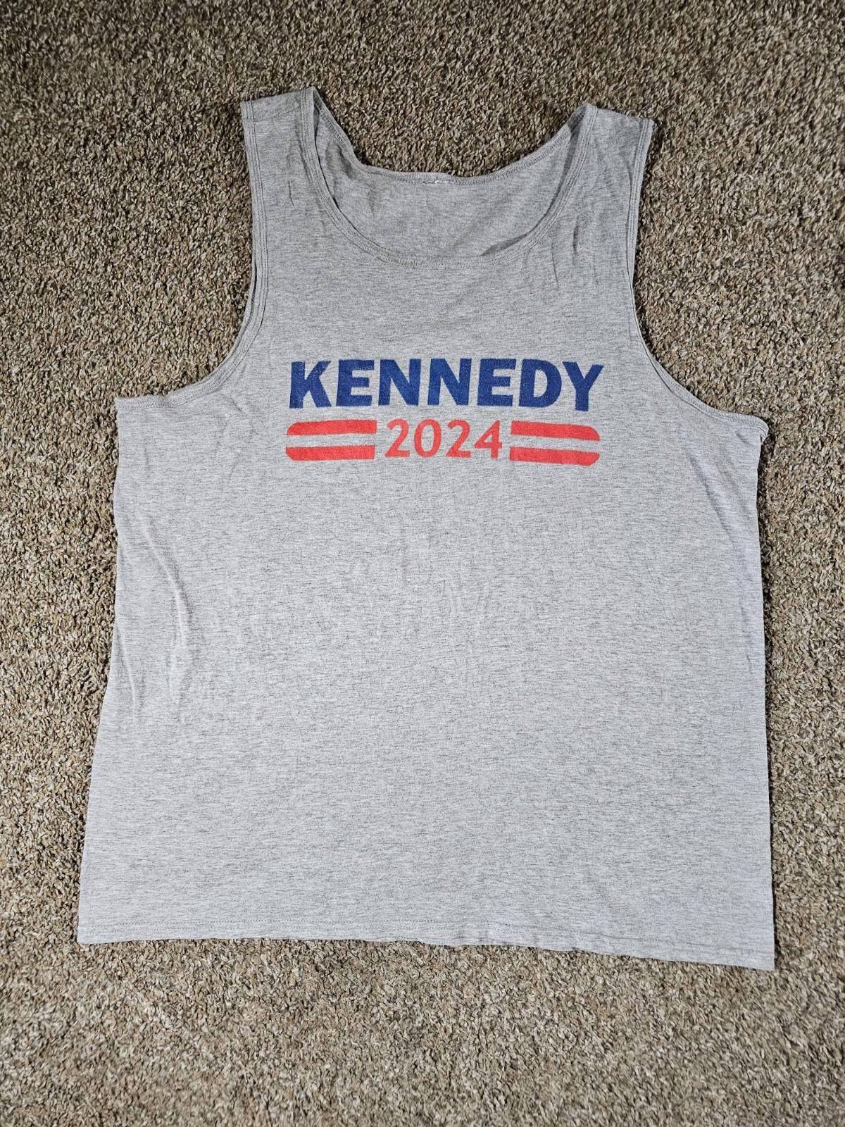 Dead Kennedys Kennedy 2024 Tanktop Gray Mens SEE MEASUREMENTS (XL?) Size US XL / EU 56 / 4 - 1 Thumbnail