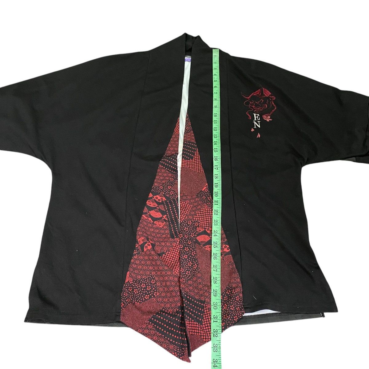 Japanese Brand Miyabi EN Cardigan Japanese Pattern Unique Kimono Haori Size US M / EU 48-50 / 2 - 21 Thumbnail