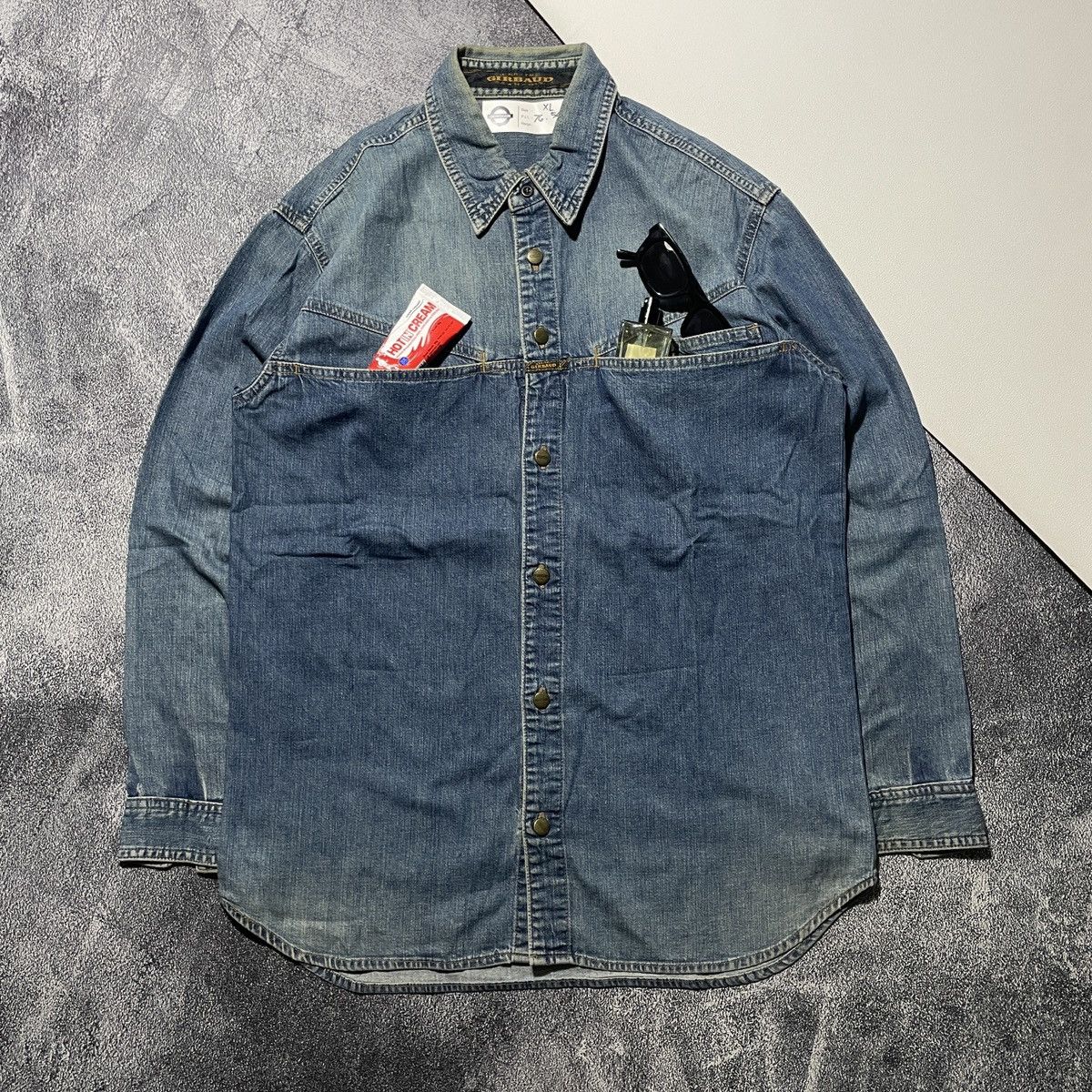 Avirex × Marithe + Francois Girbaud Vintage Double Pocket Marithe Francois Girbaud Shirts Size US XL / EU 56 / 4 - 1 Thumbnail