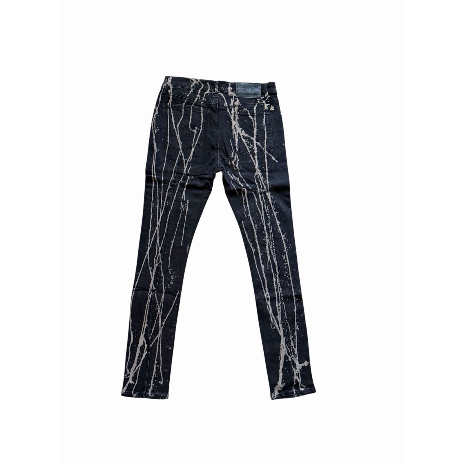 Rta RtA Mens Clayton Faded Paint Skinny Jeans $280 Size 32/32 Size US 32 / EU 48 - 3 Thumbnail
