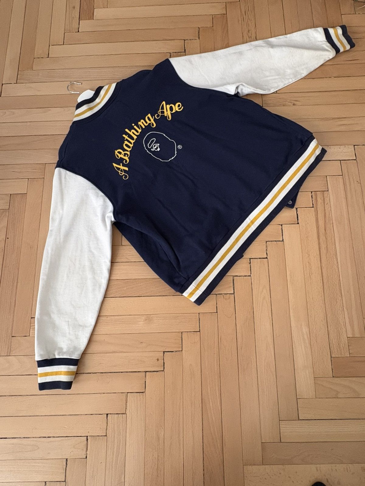 Bape Bape varsity jacket „ANSKA“ F/W 2006 Size US L / EU 52-54 / 3 - 3 Thumbnail