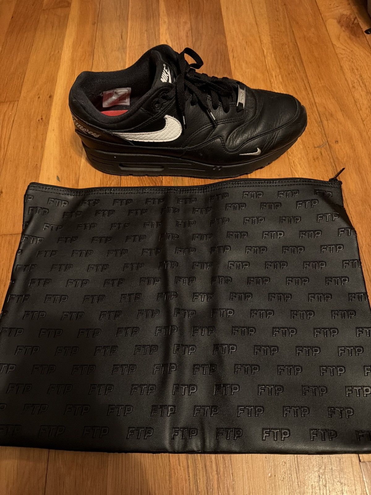Fuck The Population Ftp leather money bag large Size ONE SIZE - 2 Thumbnail