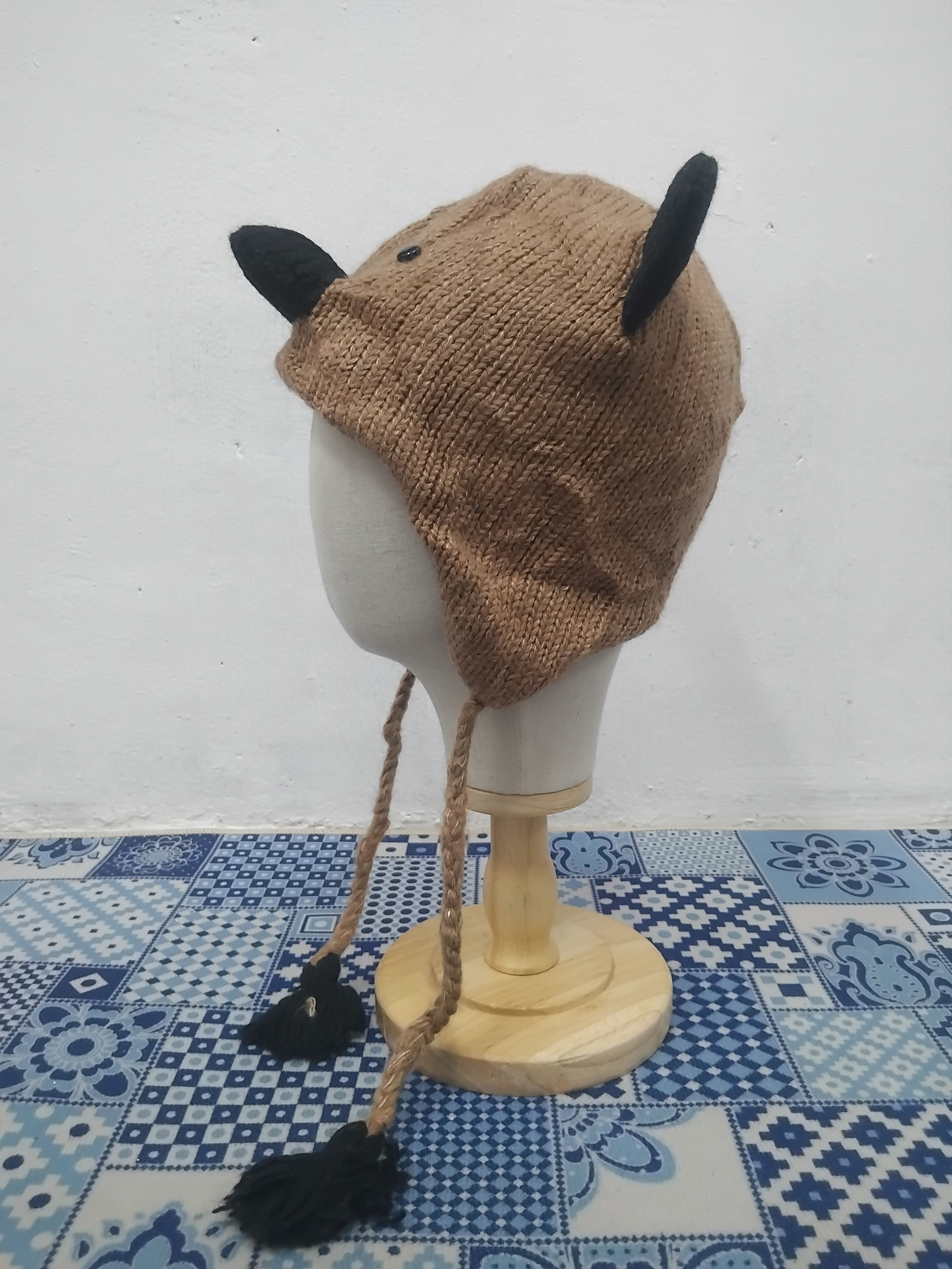 Cartoon Network 💥Bear ear flat beanie Size ONE SIZE - 7 Thumbnail