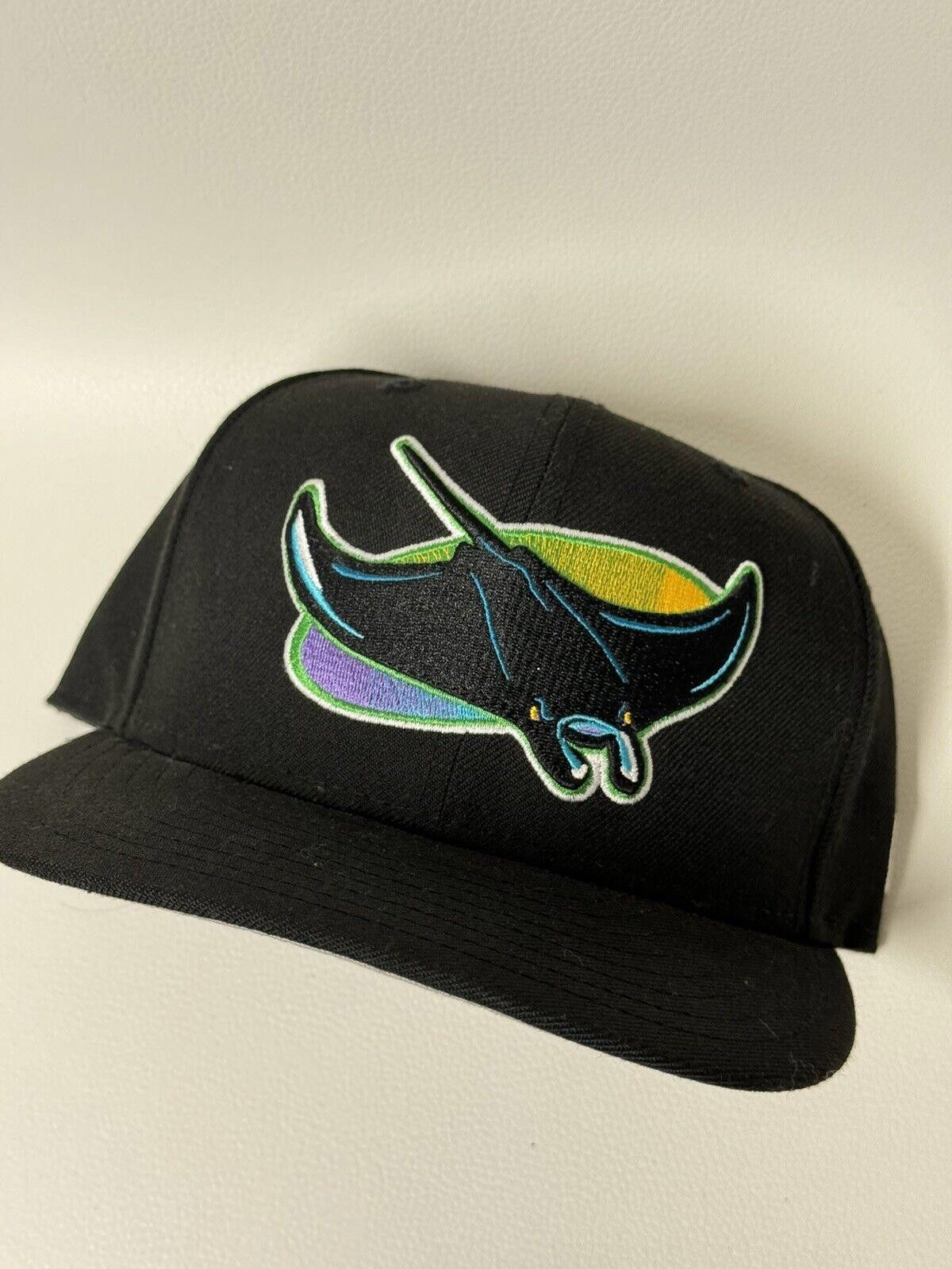 New Era MLB Tampa Bay Devil Rays New Era Fitted Hat Size ONE SIZE - 4 Thumbnail