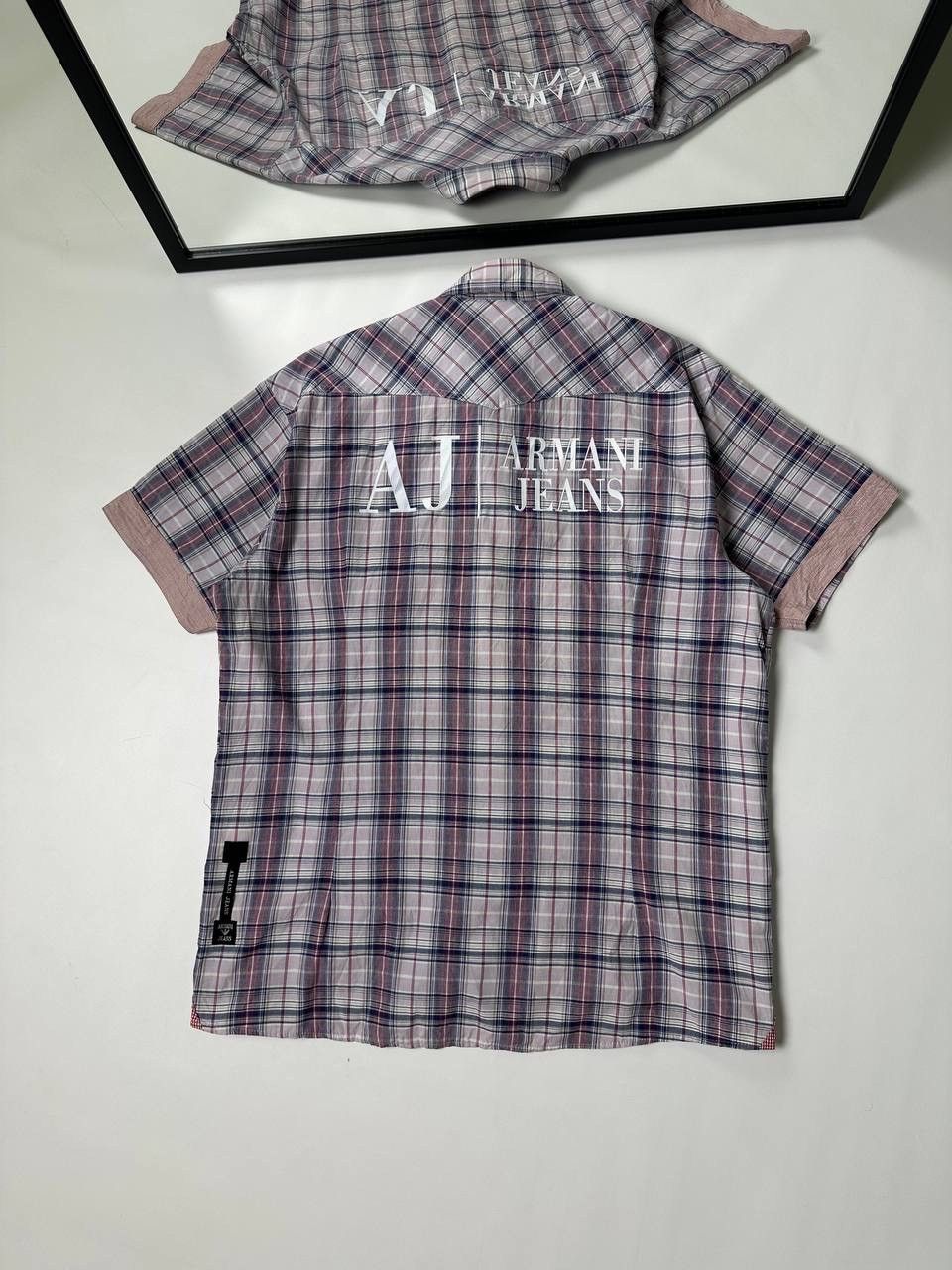 Armani × Giorgio Armani × Vintage Vintage Armani Jeans Big logo Shirt Size US L / EU 52-54 / 3 - 1 Thumbnail