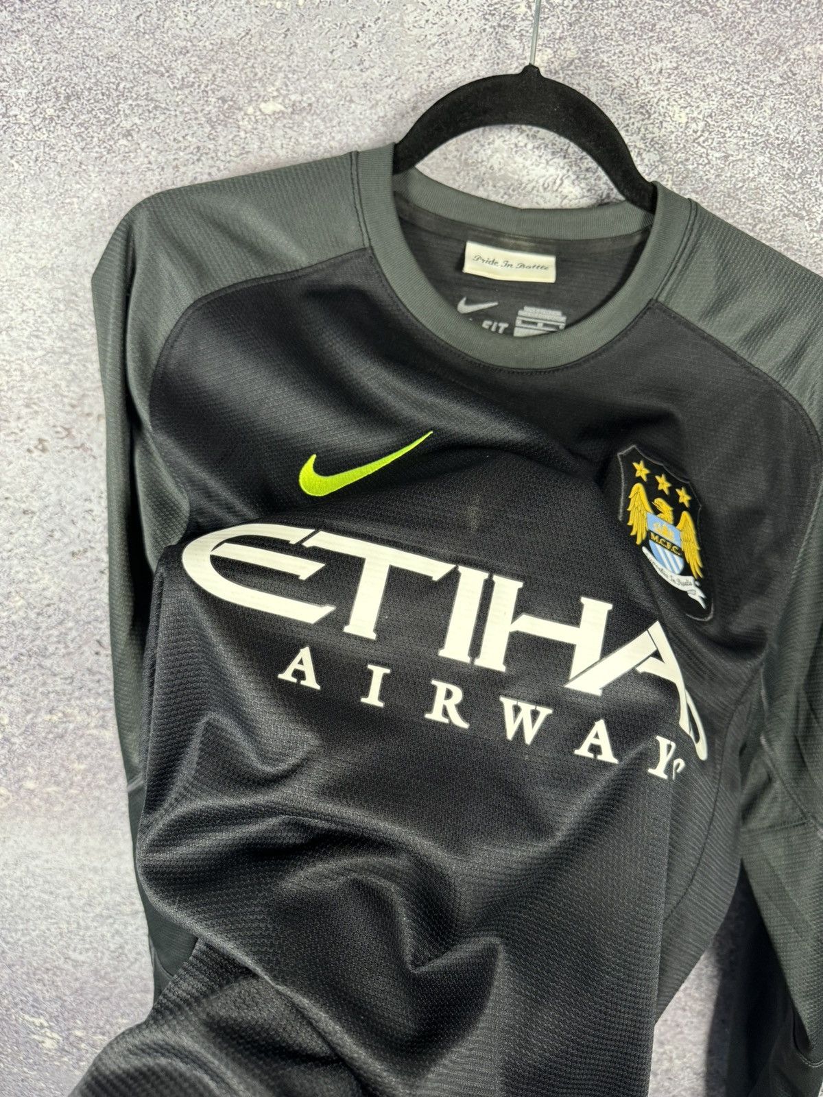 Nike × Vintage Vintage Manchester City 2013/14 GK Nike Soccer Jersey M sz Size US M / EU 48-50 / 2 - 7 Thumbnail