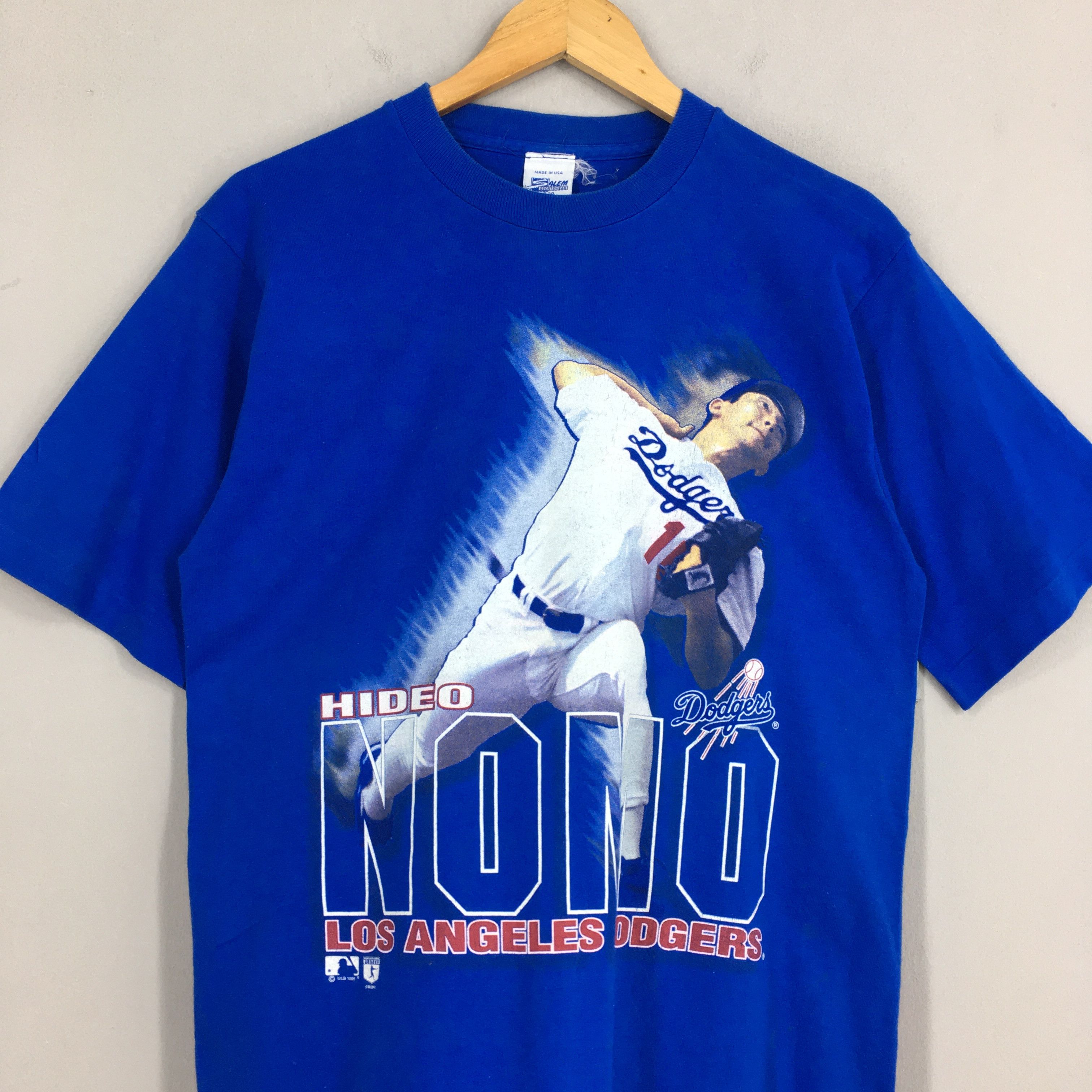 Vintage Los Angeles Dodgers Baseball Blue T shirt Small