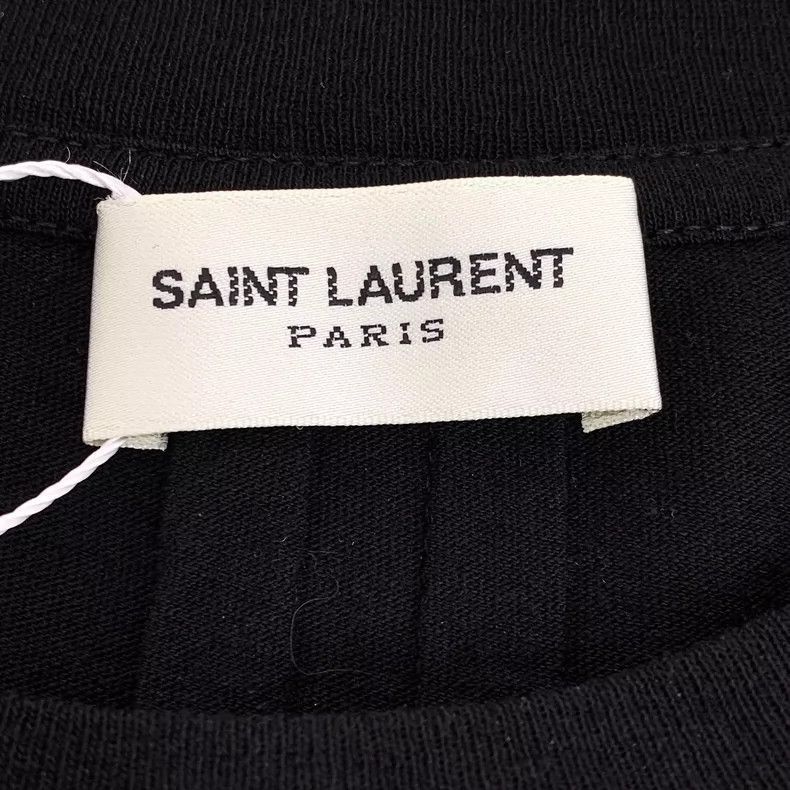 Saint Laurent Paris Saint Laurent Black Shark Print T-Shirt XS-2507 Size US XS / EU 42 / 0 - 3 Thumbnail