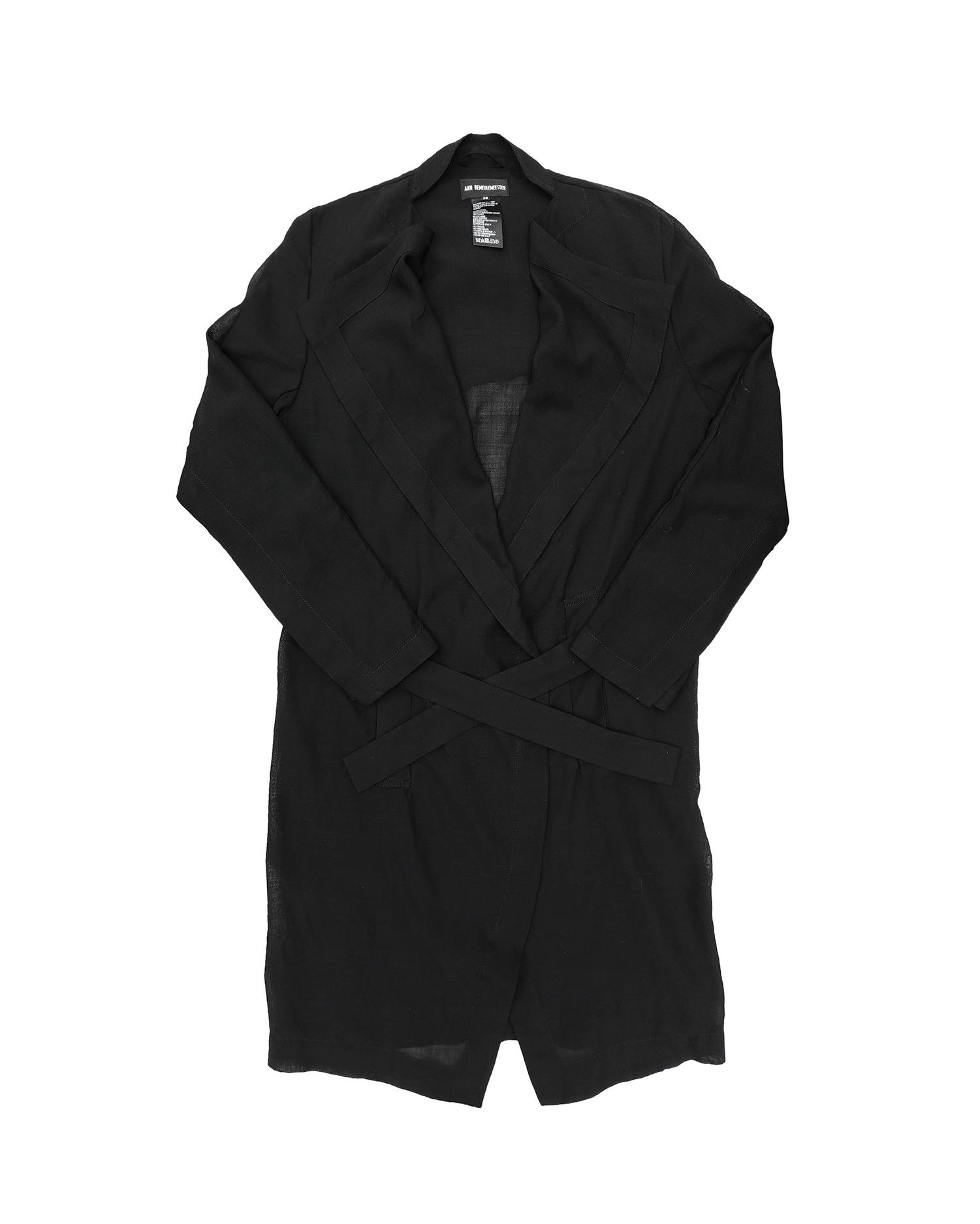 Ann Demeulemeester Ann Demeulemeester Semi-Sheer Trench Coat Size M / US 6-8 / IT 42-44 - 1 Thumbnail