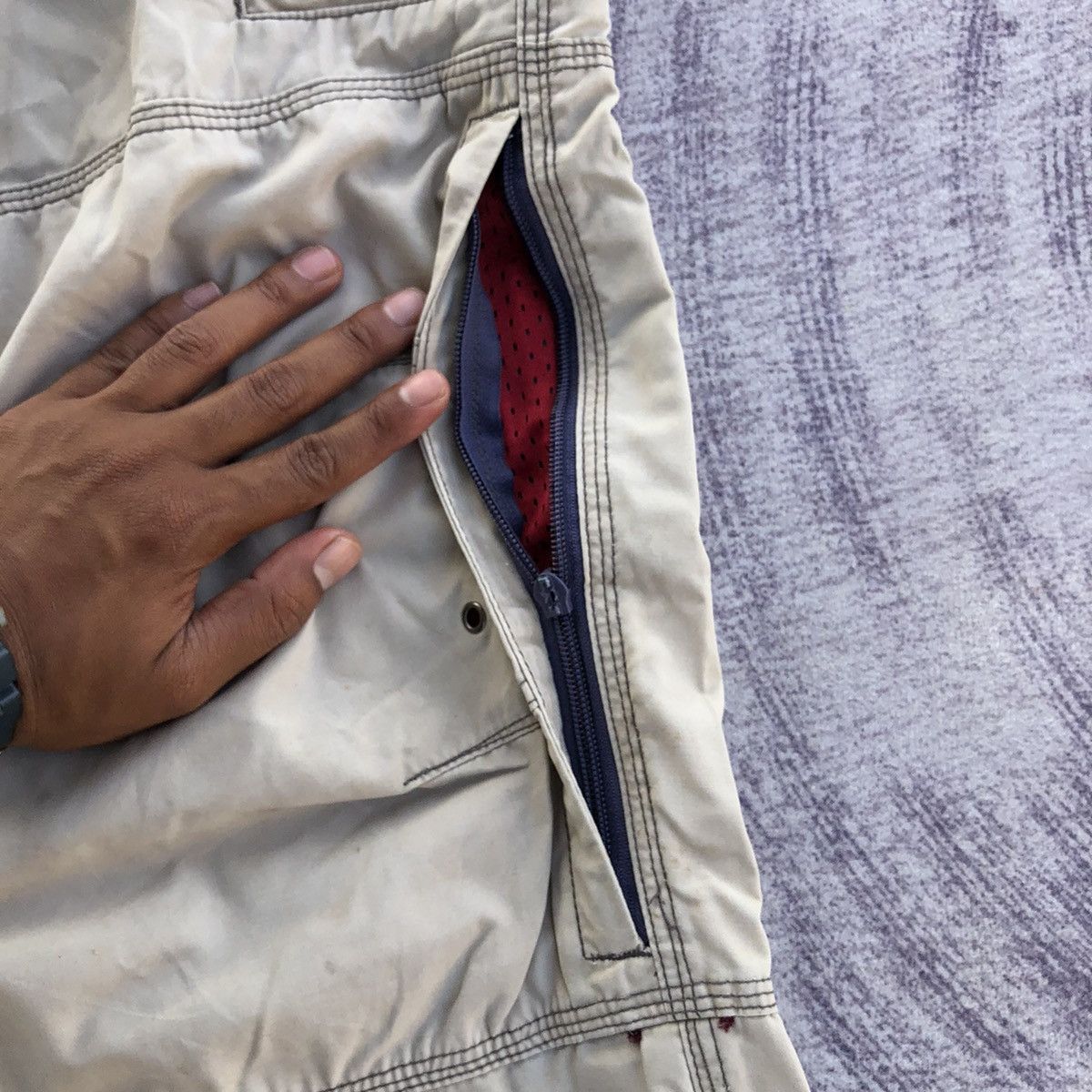 Japanese Brand Japanese Faded chevre Outdoor Cargo pants With 10 pocket Size US 36 / EU 52 - 6 Thumbnail