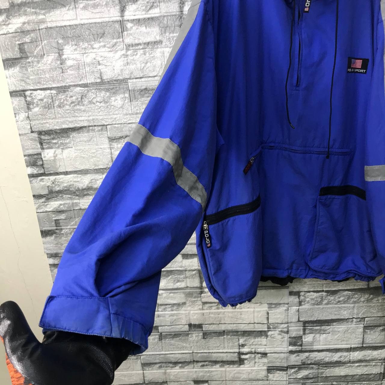 Polo Ralph Lauren Vintage 90s Polo Sport Ralph Lauren USA Flag Anorak BAGGY XL Size US XL / EU 56 / 4 - 7 Thumbnail