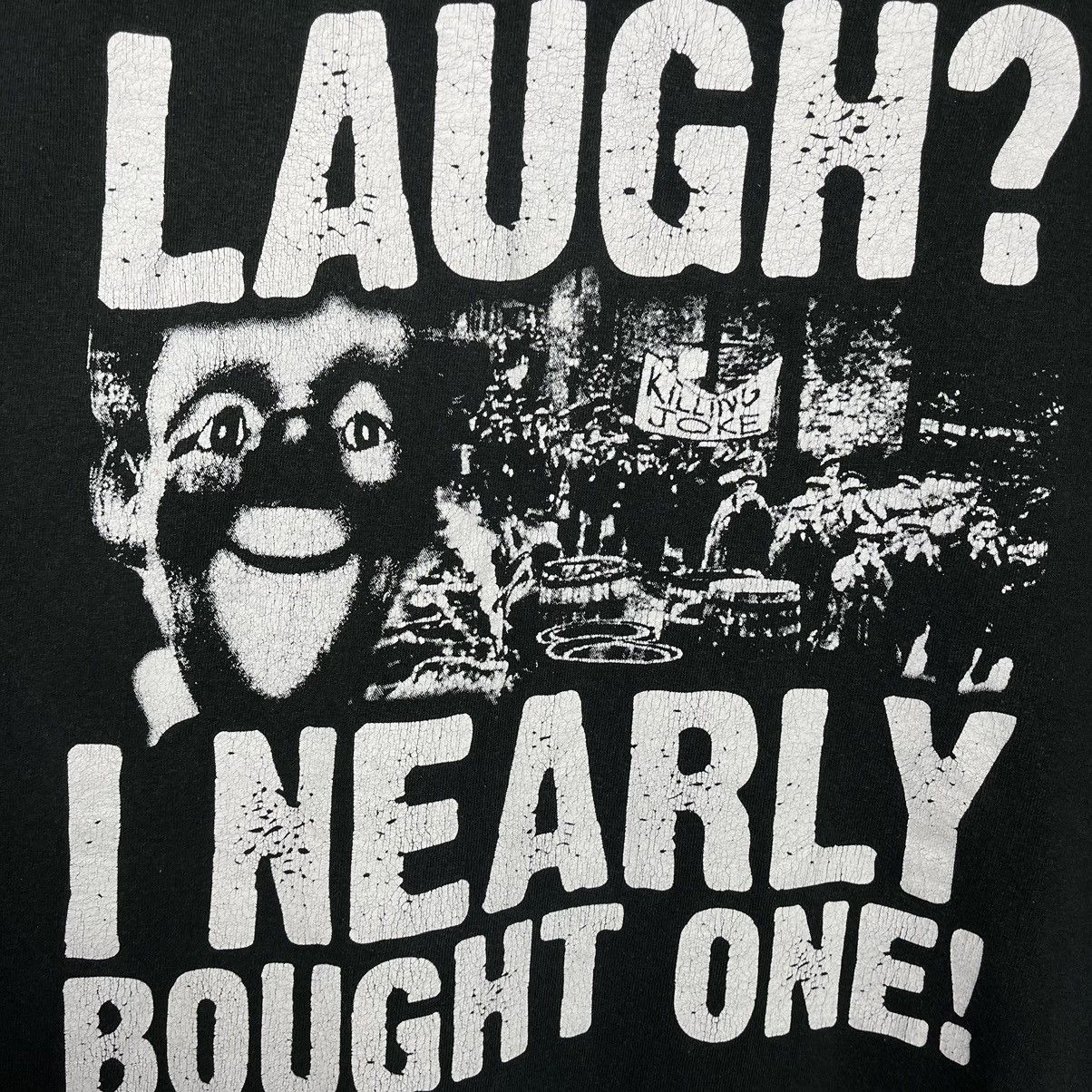 Band Tees Vintage Killing Joke “Laugh? I Nearly Bought One!” tee 90’s Size US XL / EU 56 / 4 - 9 Thumbnail