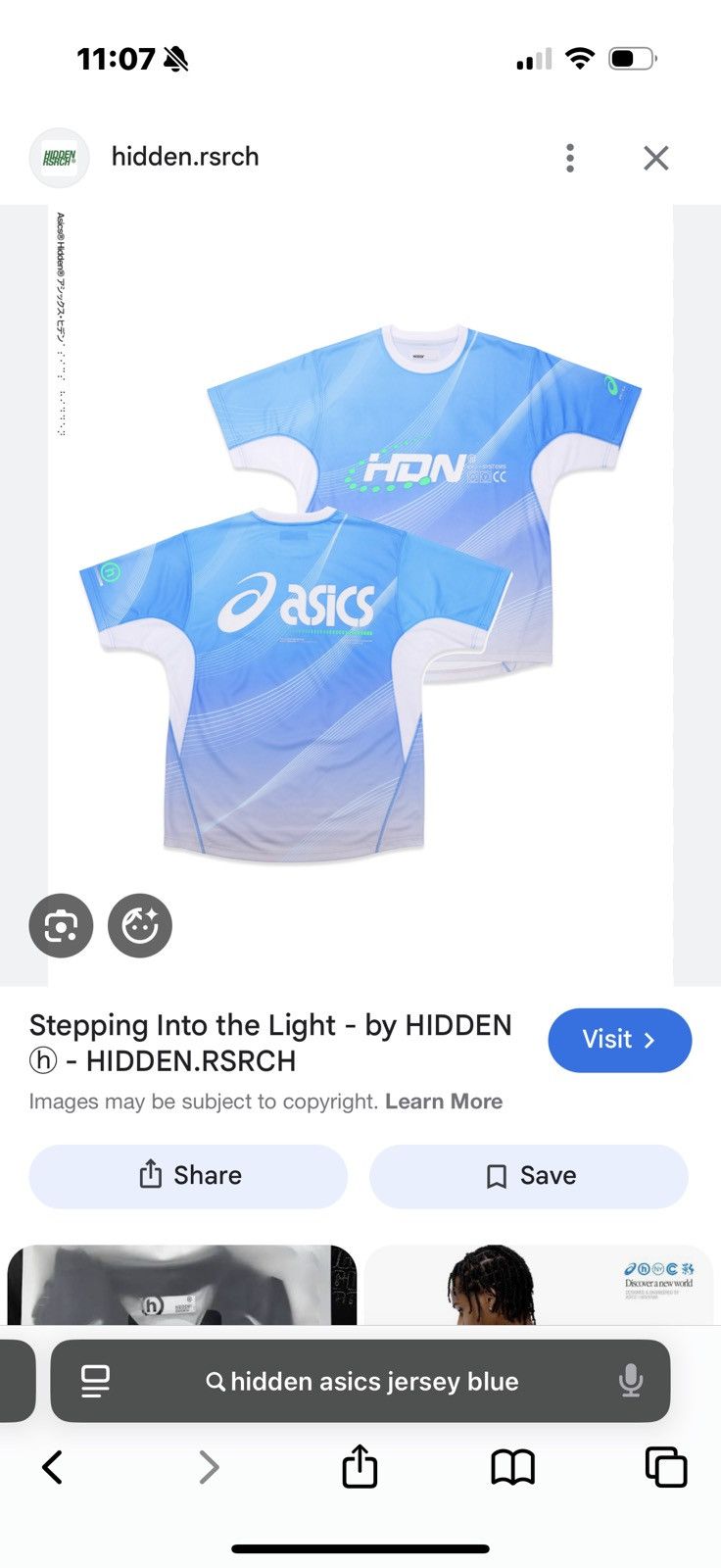 Asics × HIDDEN Hidden x ASICS Jersey Size US XL / EU 56 / 4 - 1 Thumbnail