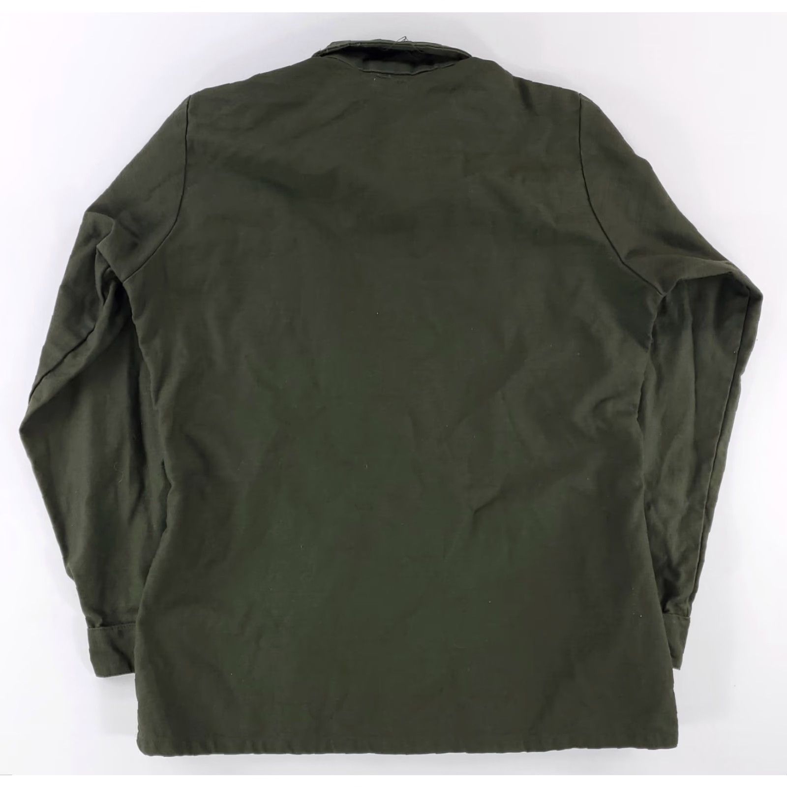Vintage VINTAGE US Army Button-Up Utility Shirt Green Mens 15.5/33 Long Sleeve 70s Size US L / EU 52-54 / 3 - 4 Thumbnail