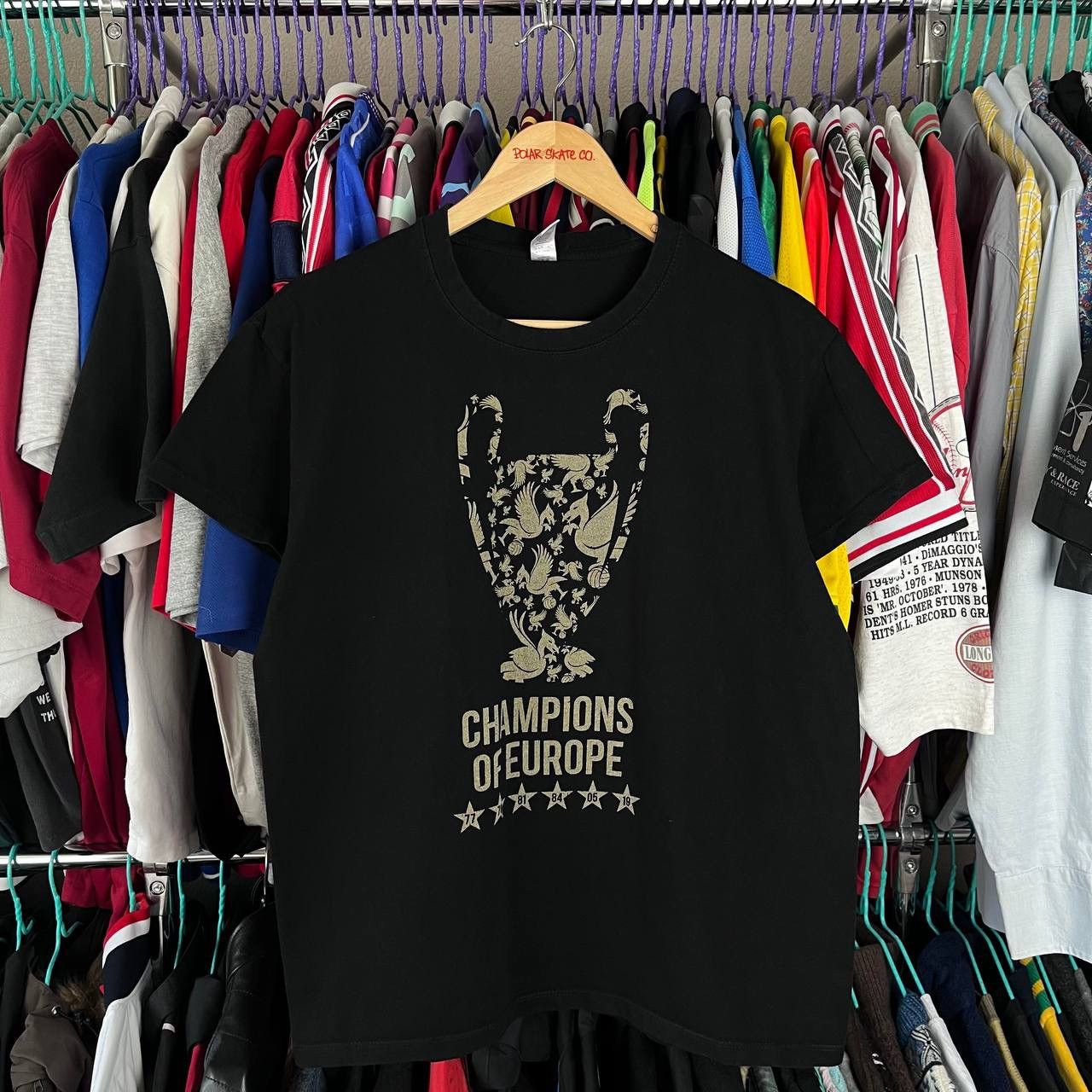 Vintage Liverpool Champions of Europe Merchandise Tshirt Size M Size US M / EU 48-50 / 2 - 1 Thumbnail