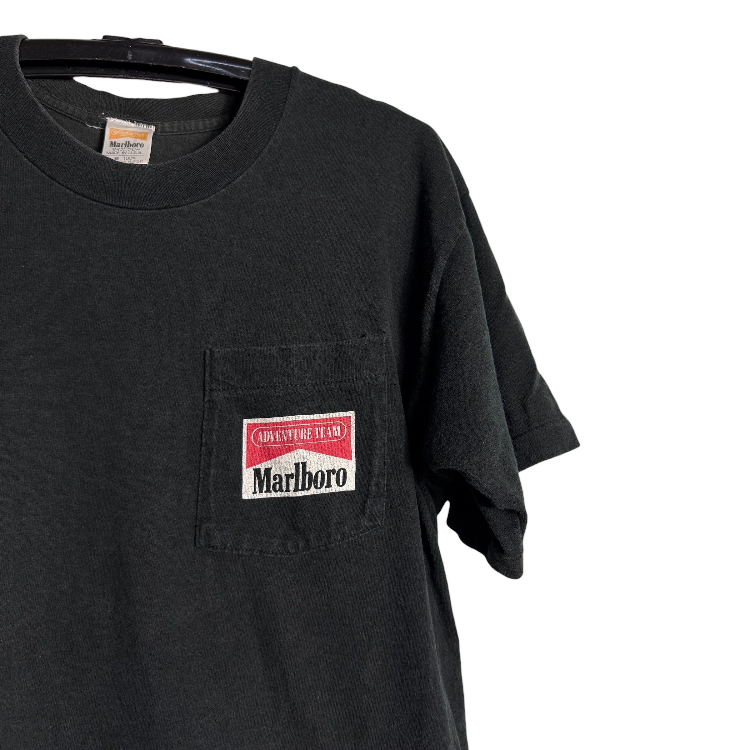 Marlboro 🔥RARE🔥Vintage Marlboro Selvedge T-shirt Single Stich Size US L / EU 52-54 / 3 - 4 Thumbnail