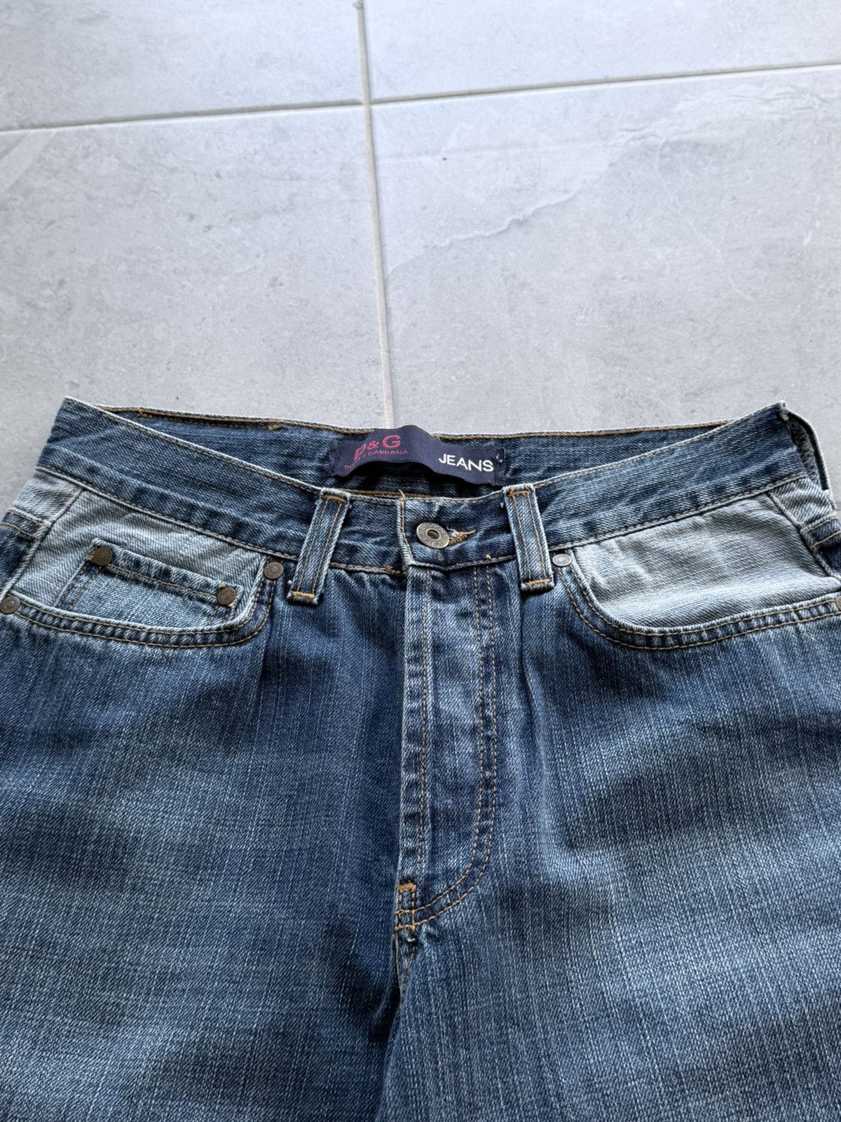 Dolce & Gabbana 2000s Dolce & Gabbana Washed Denim Jeans Size US 32 / EU 48 - 6 Thumbnail