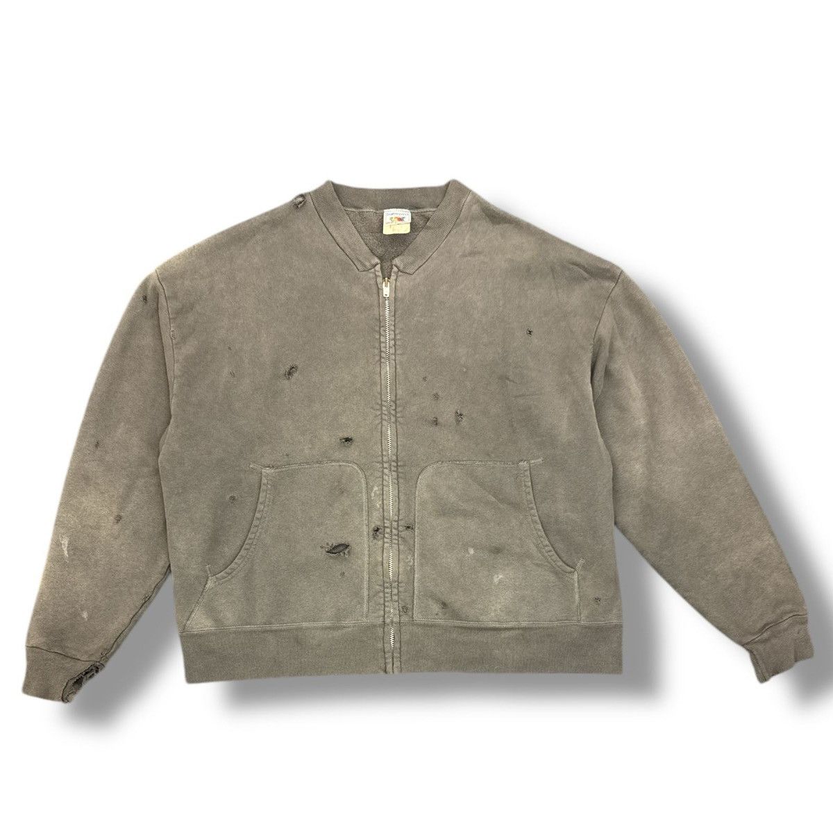 Saint Michael SAINT MICHAEL 24SS ZIP UP Zip-up Sweatshirt Distressed Size US M / EU 48-50 / 2 - 4 Thumbnail