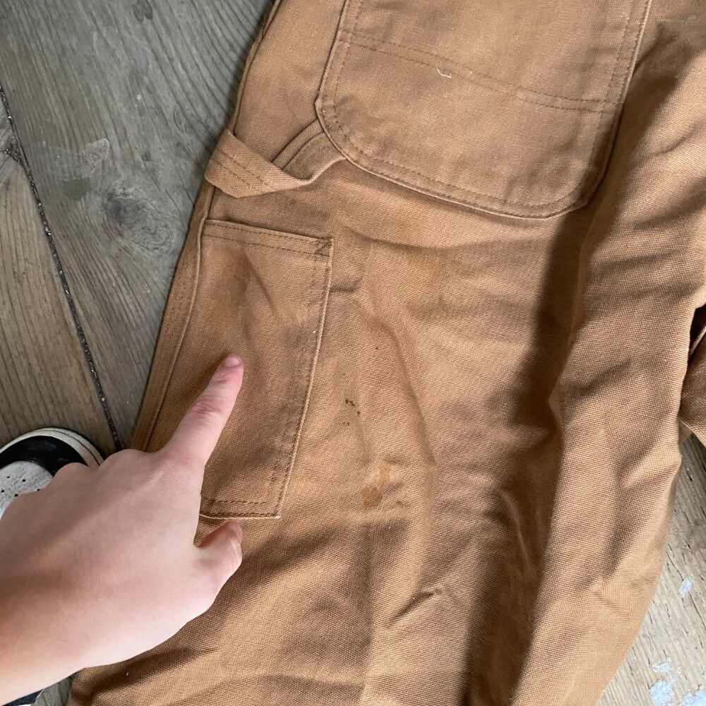 Carhartt Carhartt FRB152BRN Flame Resistant Work Dungaree Canvas Pan Size US 36 / EU 52 - 6 Thumbnail
