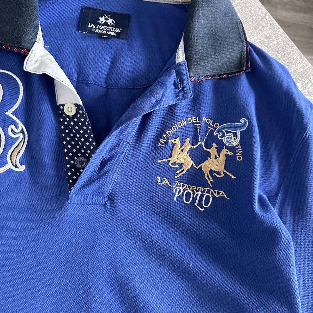La Martina Vintage 00s La Martina Polo Rugby Buenos Aires rare y2k og Size US M / EU 48-50 / 2 - 5 Thumbnail