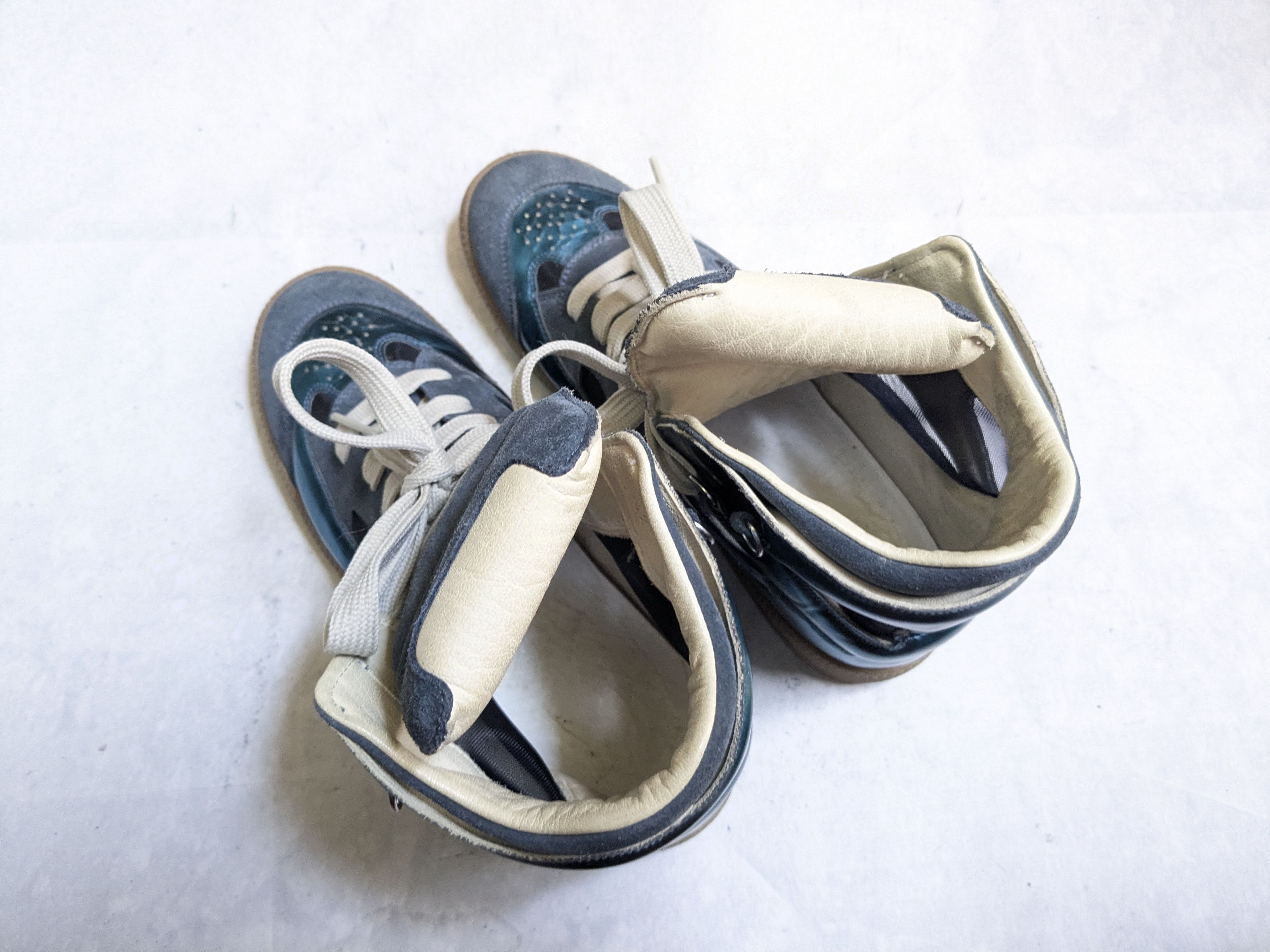 Maison Margiela Maison Margiela High Top Cut Out Sneakers Blue 9 42 Size US 9 / EU 42 - 17 Thumbnail