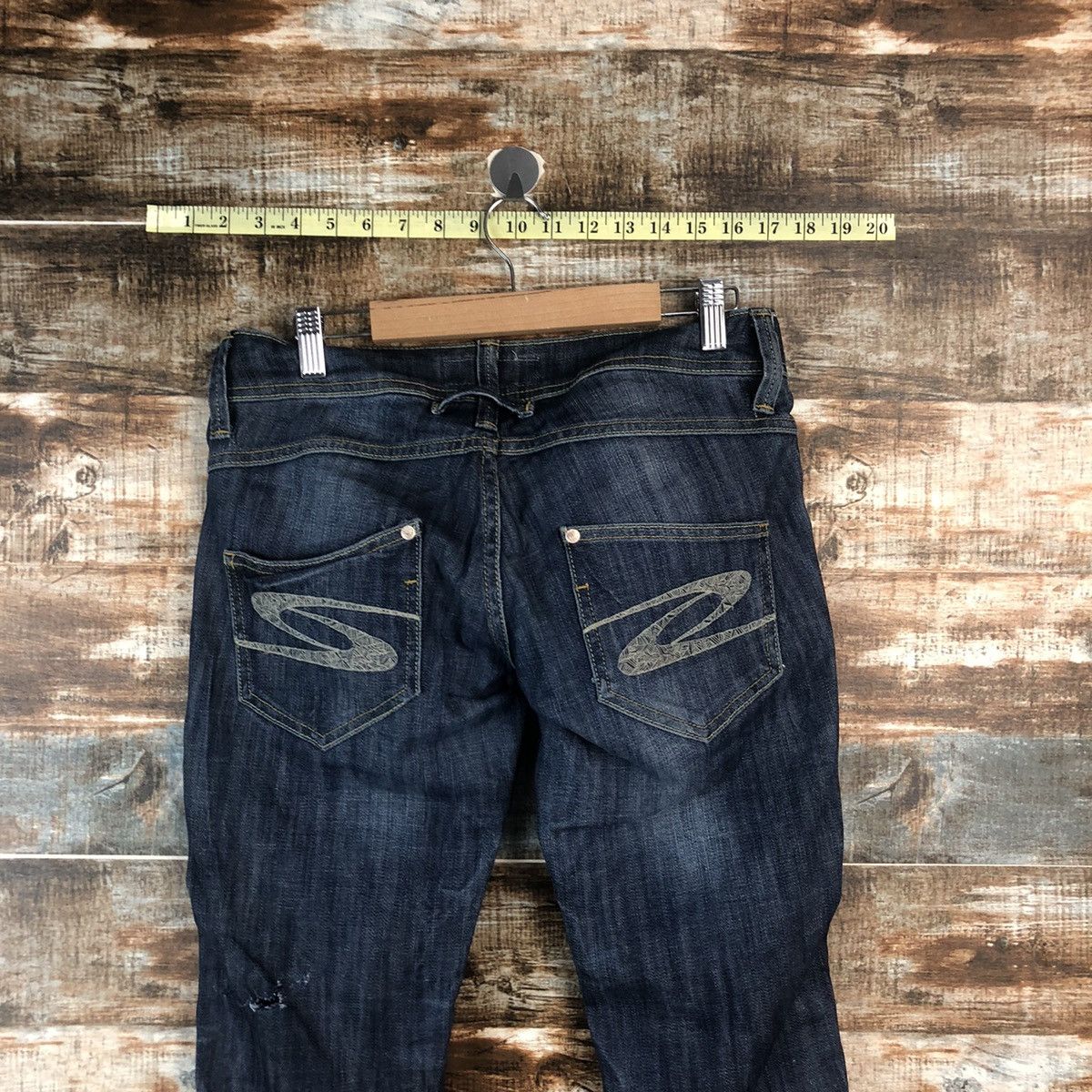 Japanese Brand TRF Denim Distressed Denim Pants #A2113 Size 28" / US 6 / IT 42 - 17 Thumbnail