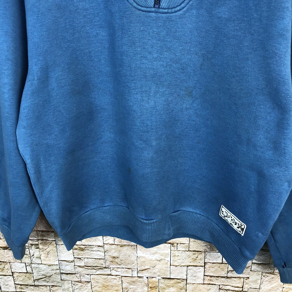 Adidas Adidas vintage japan Blue Sweatshirt #A402 Size US M / EU 48-50 / 2 - 6 Thumbnail
