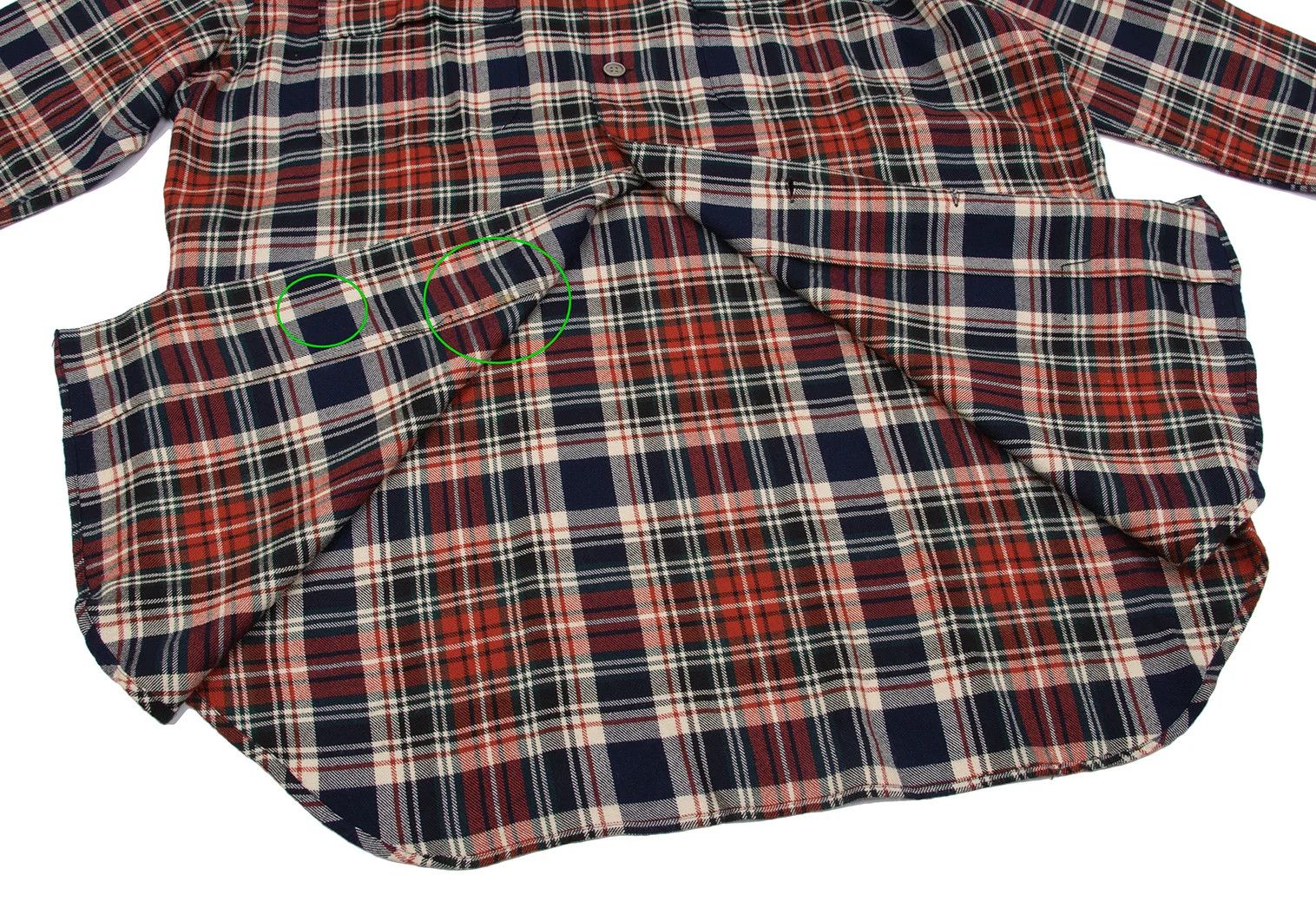 Yohji Yamamoto Yohji Yamamoto Rayon Wool Check Shirt Red Navy M Size US M / EU 48-50 / 2 - 12 Thumbnail