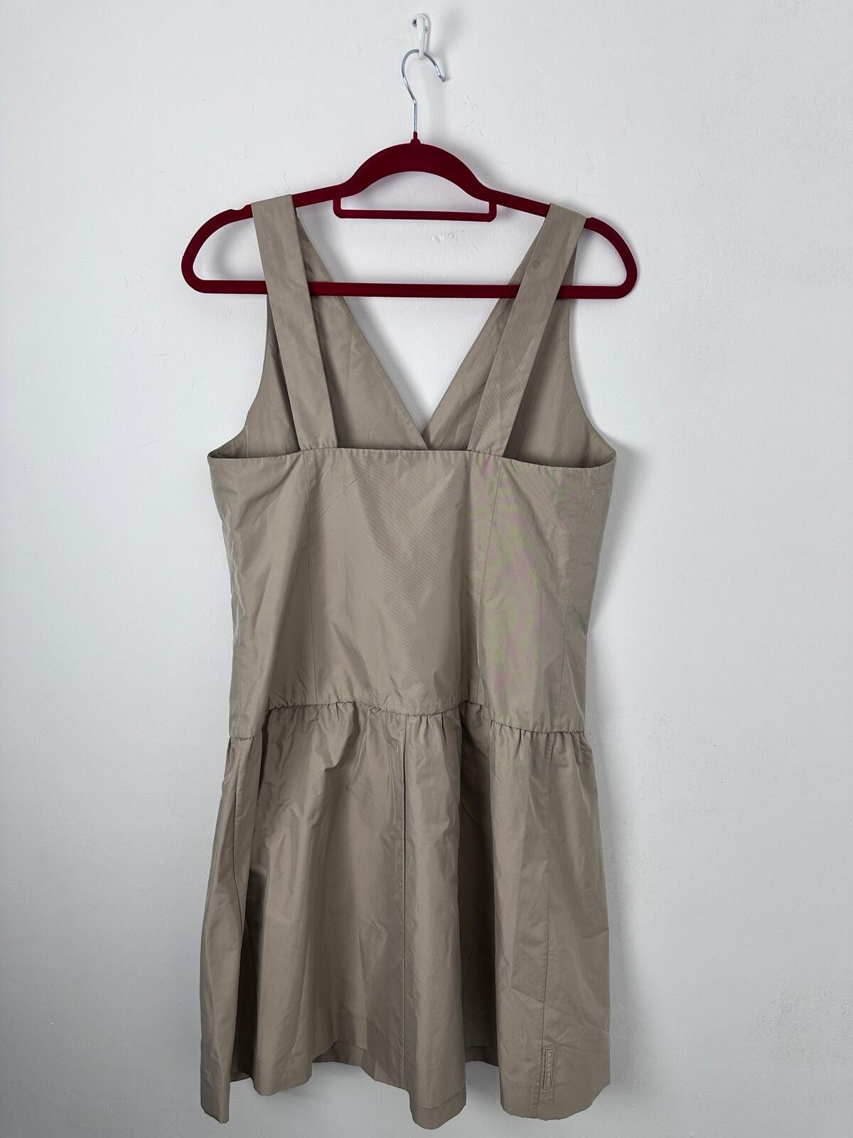 Prada Prada Beige Tactical Nylon Dress Size M / US 6-8 / IT 42-44 - 4 Thumbnail