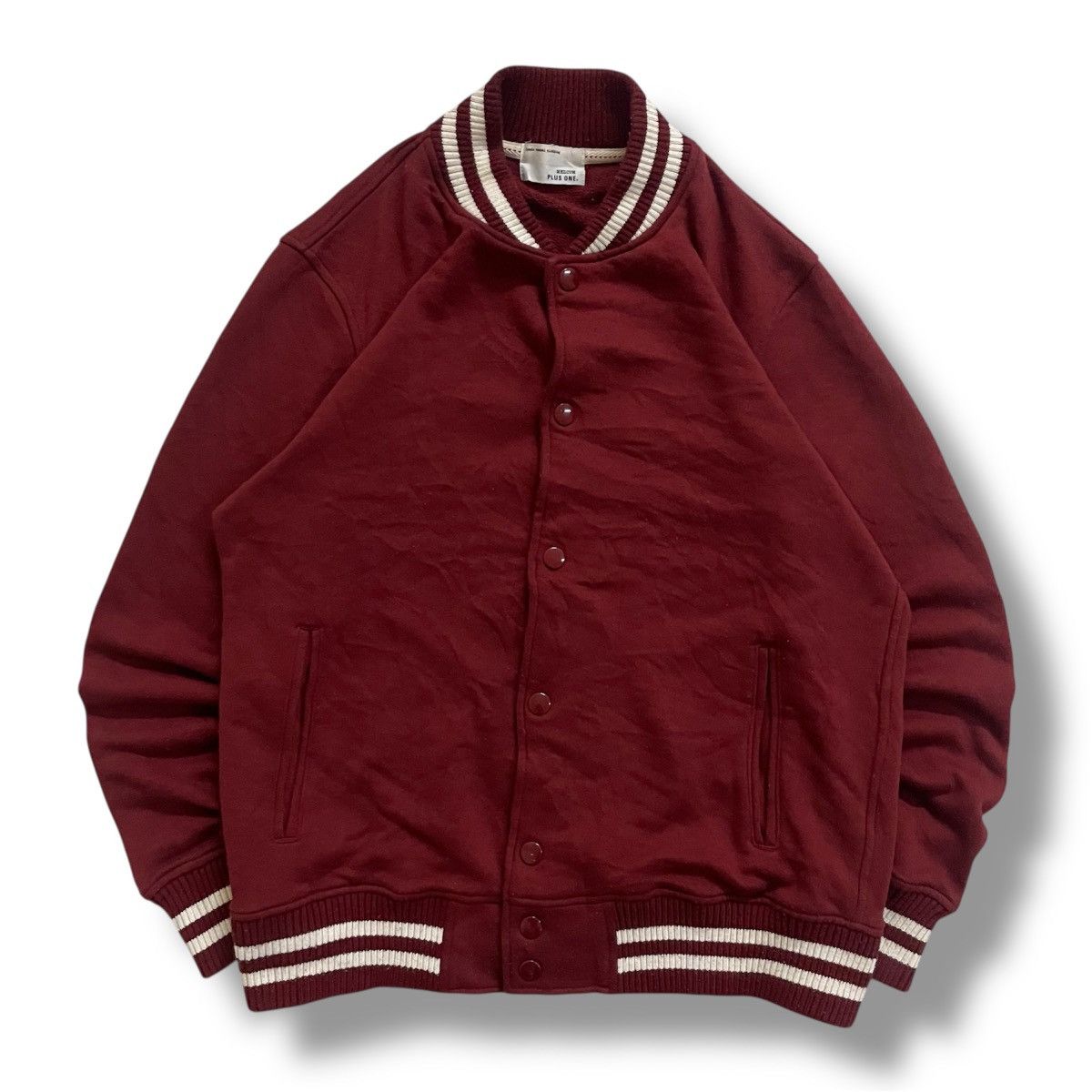 Vintage Vintage classic varsity jacket plain button Size US M / EU 48-50 / 2 - 1 Thumbnail