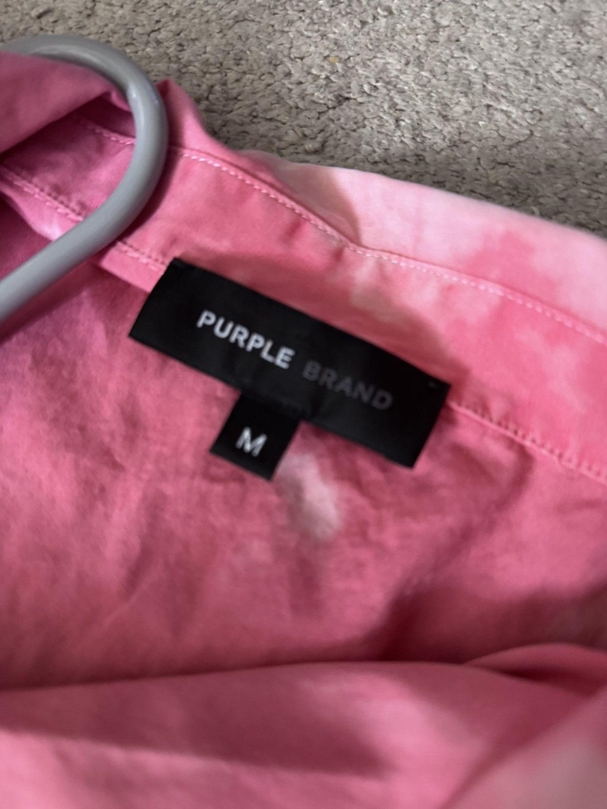Purple Brand Purple Brand pink Tie Dye short sleeve button up Medium Size US M / EU 48-50 / 2 - 3 Thumbnail