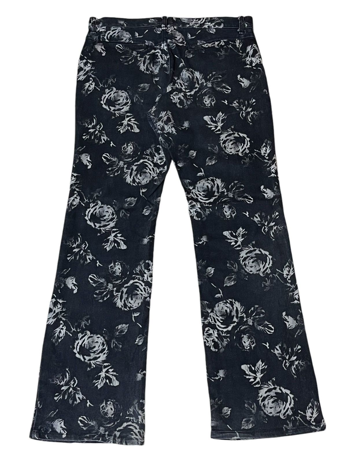 Japanese Brand VINTAGE NATIONALITY + NAME = GROSBEC FULLPRINT FLOWER JEANS Size US 32 / EU 48 - 2 Thumbnail