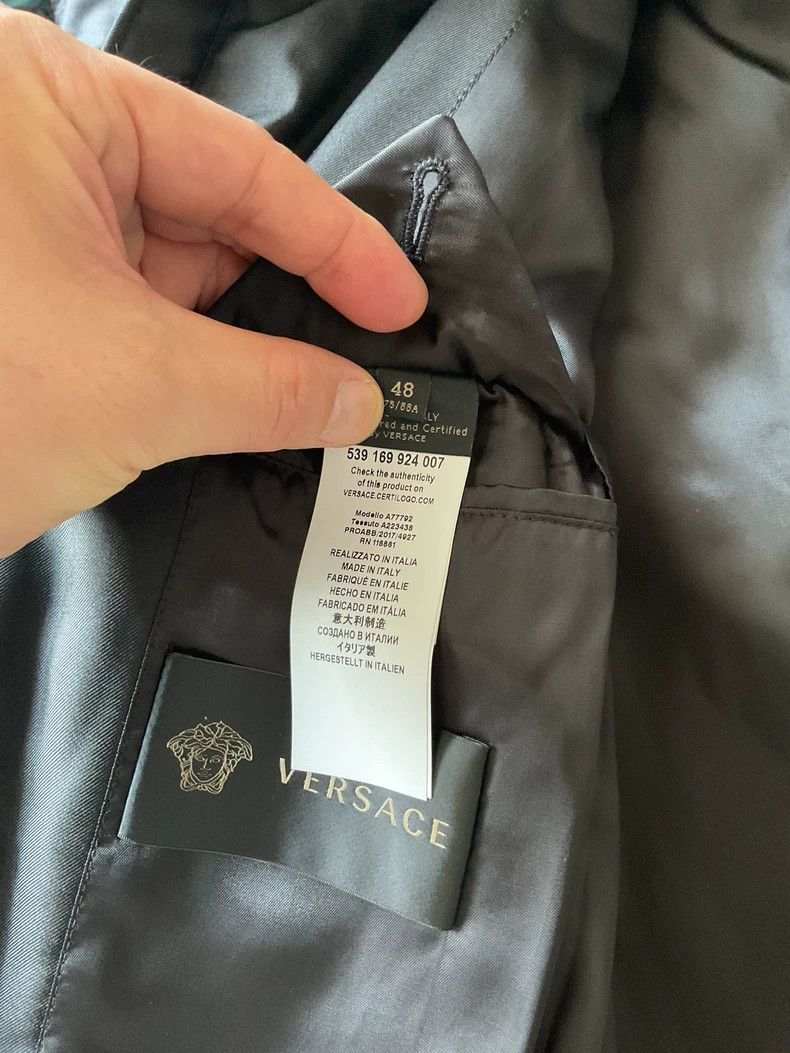 Versace Versace Baroque Neptune Palace mulberry silk cotton coat Size US M / EU 48-50 / 2 - 5 Thumbnail