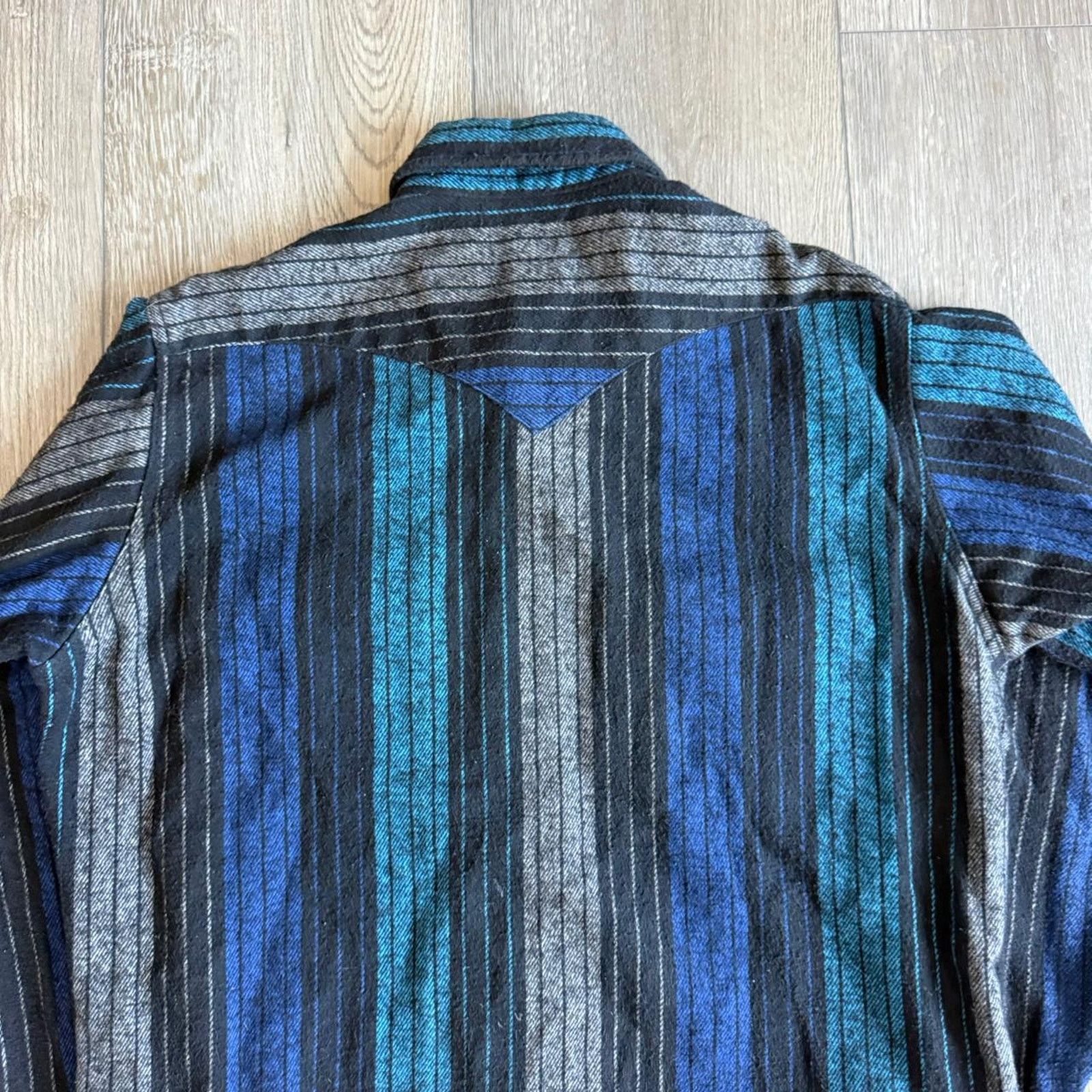 Wrangler Vintage 90s flannel wrangler pearl snap button up shirt Size US L / EU 52-54 / 3 - 8 Thumbnail