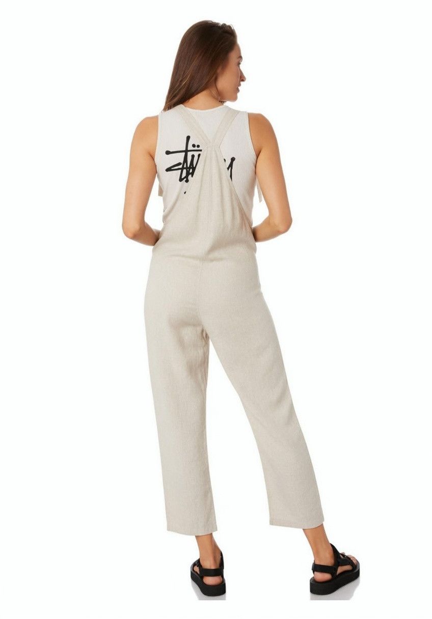 Stussy Stussy Linen Cotton Overalls Jumpsuit UK 6 Size 26" / US 2 / IT 38 - 2 Thumbnail