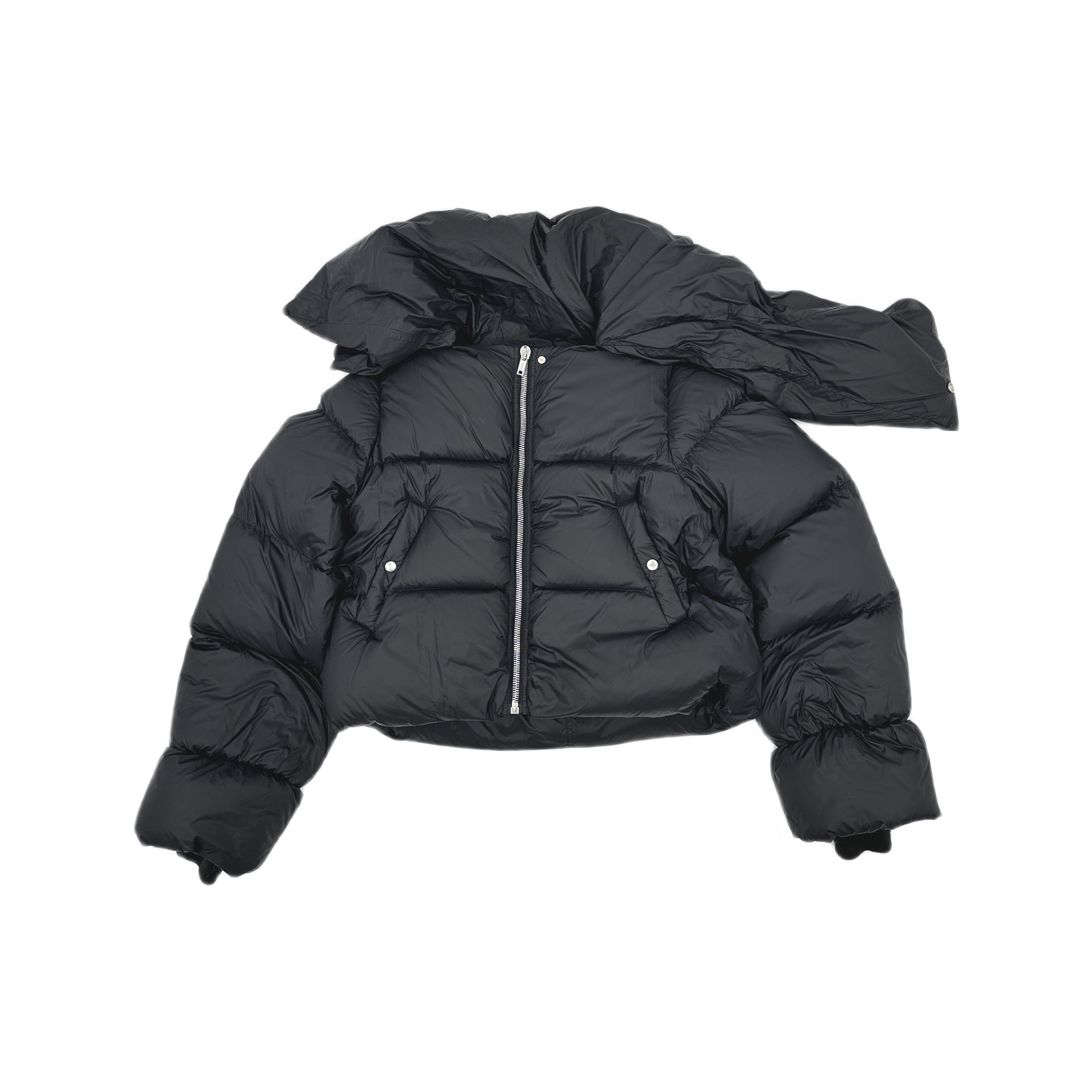 Rick Owens Rick Owens Asymmetric Puffer Jacket IT 42 Size M / US 6-8 / IT 42-44 - 1 Thumbnail
