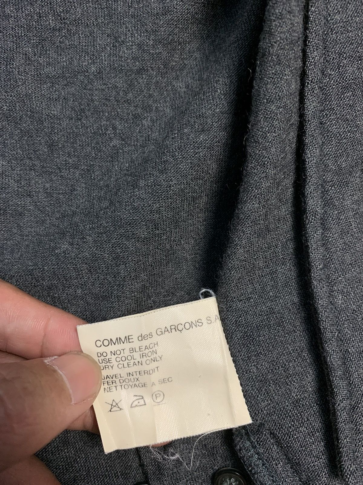 Comme des Garcons Comme Des garcons Stripe Chest Light Jacket Size US S / EU 44-46 / 1 - 12 Thumbnail