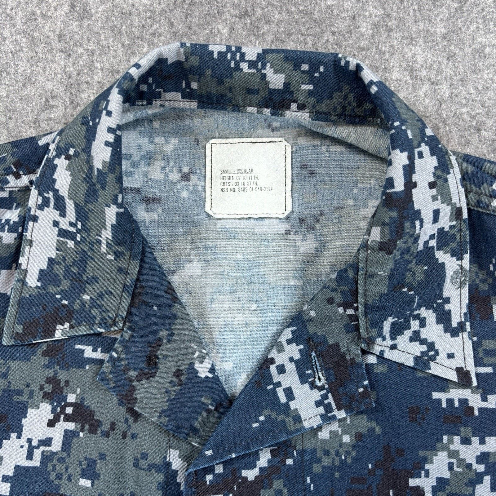 Other US NAVY NWU Type I Blue Digital Camo Working Small-Regular Size US S / EU 44-46 / 1 - 3 Thumbnail