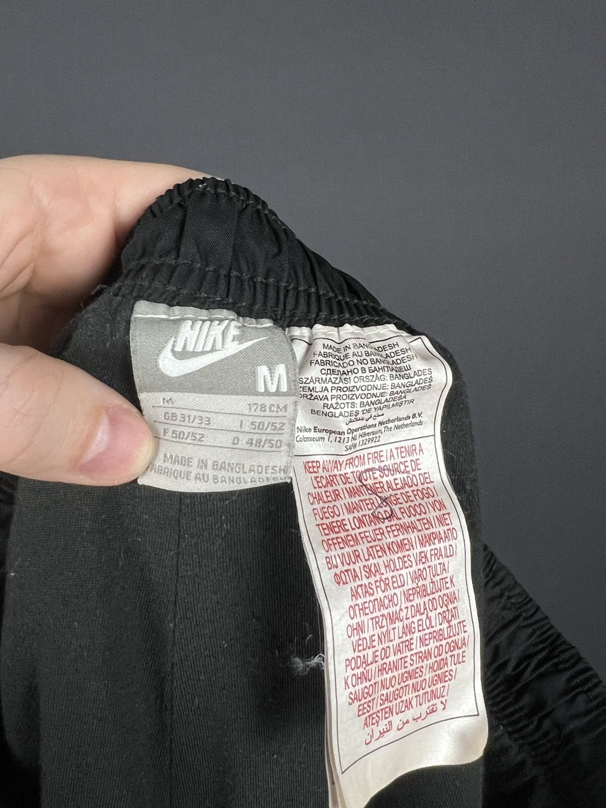 Other Nike Athletic 72 Track Pants Size M Black Logo Side Zip Size US 34 / EU 50 - 4 Thumbnail