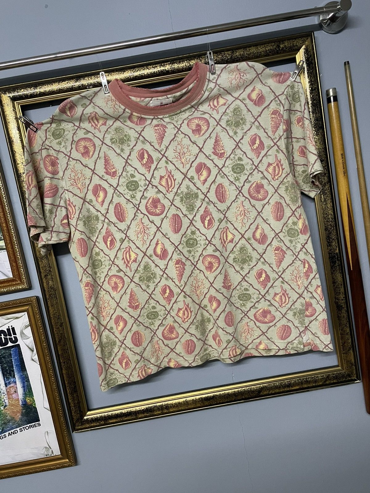 Laura Biagiotti Vintage 1990s Designer Laura Biagiotti Fullprint Nature Tee Size US M / EU 48-50 / 2 - 2 Thumbnail