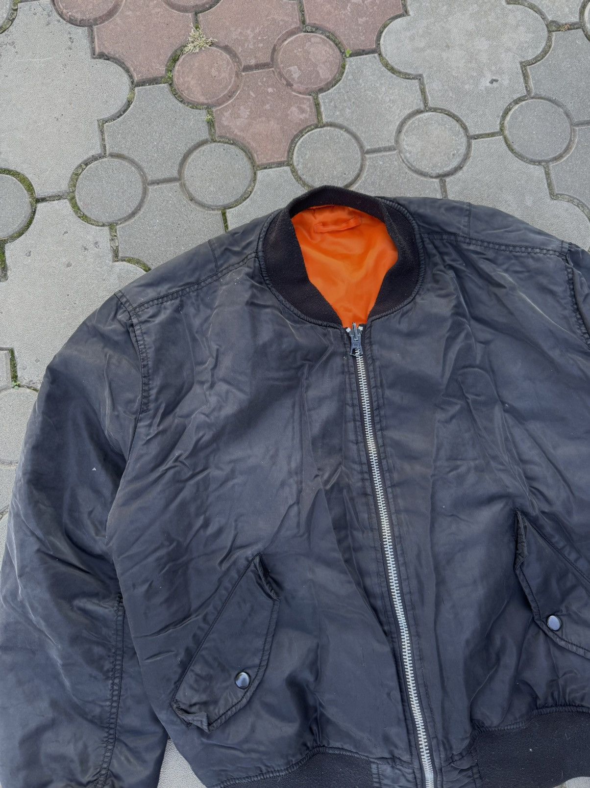 If Six Was Nine Vintage MA1 Military Bomber Jacket USA Size US L / EU 52-54 / 3 - 3 Thumbnail