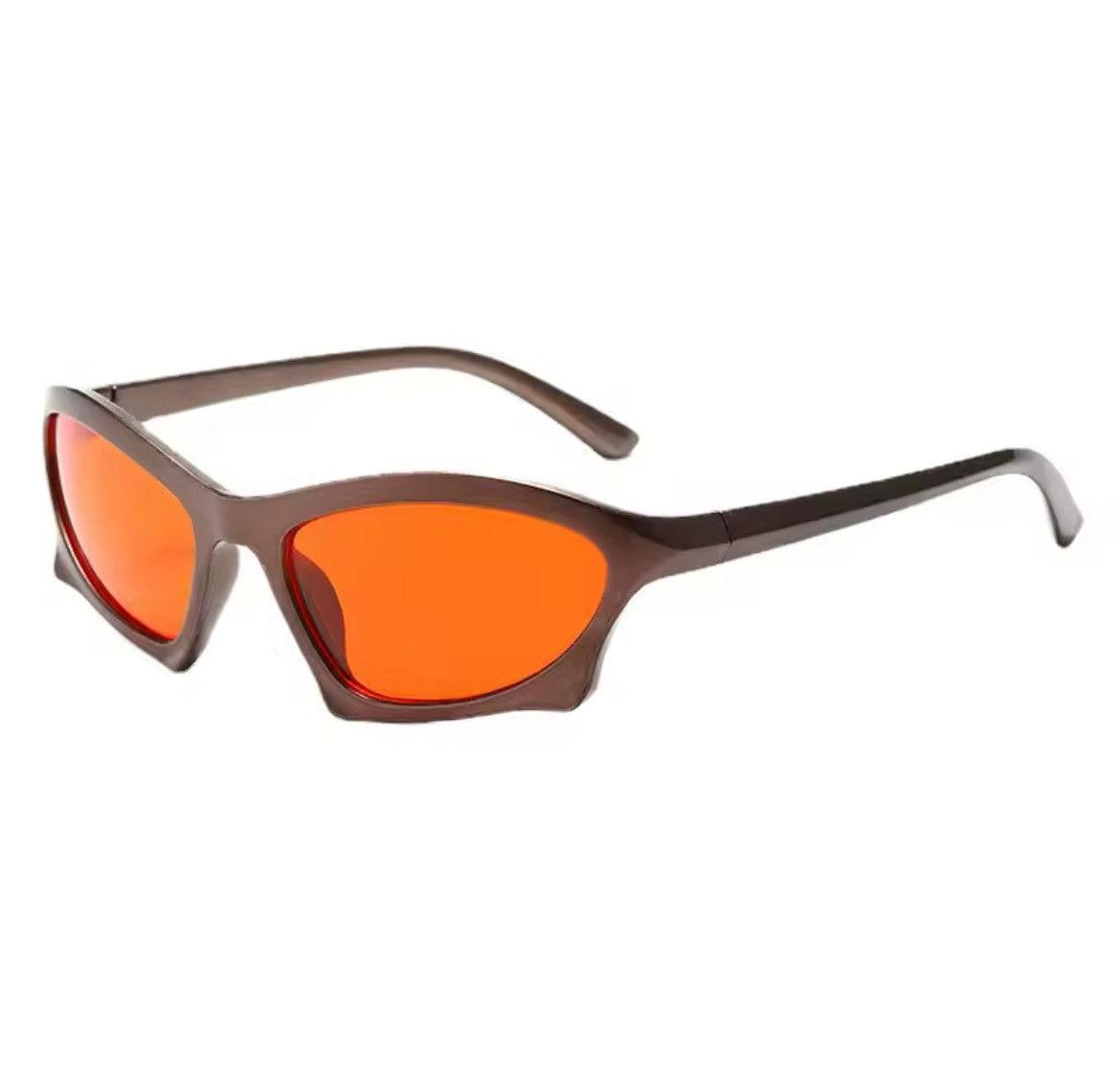 Japanese Brand × Vintage Y2K sunglasses red and brown Size ONE SIZE - 1 Thumbnail