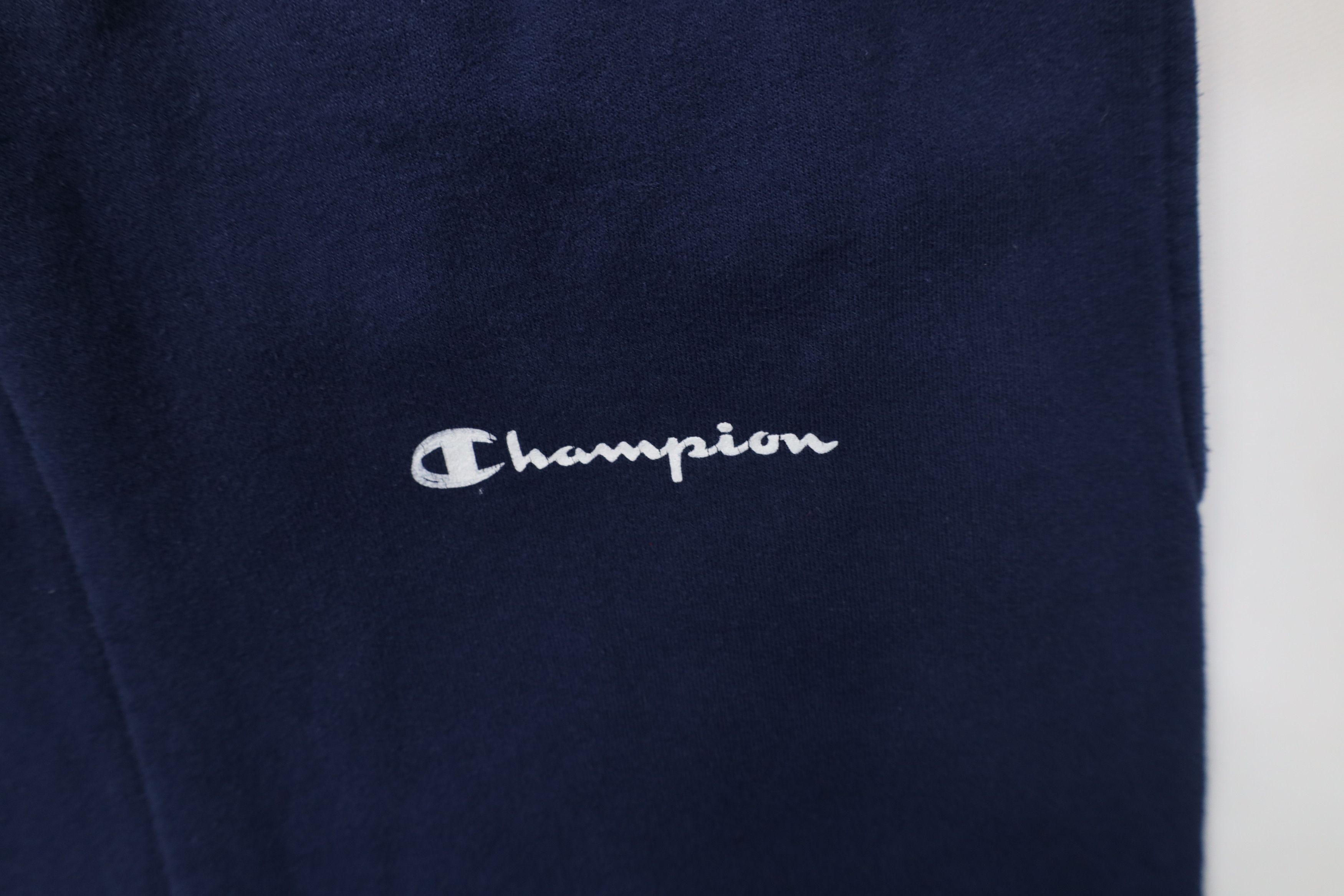 Champion Vintage 90s Champion Cuffed Sweatpants Joggers Pants Blue Size US 38 / EU 54 - 5 Thumbnail