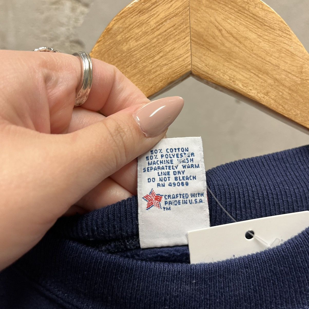 Soffe Soffee Clemson University 90s Navy Blue Crewneck Sweatshirt Size US L / EU 52-54 / 3 - 5 Thumbnail