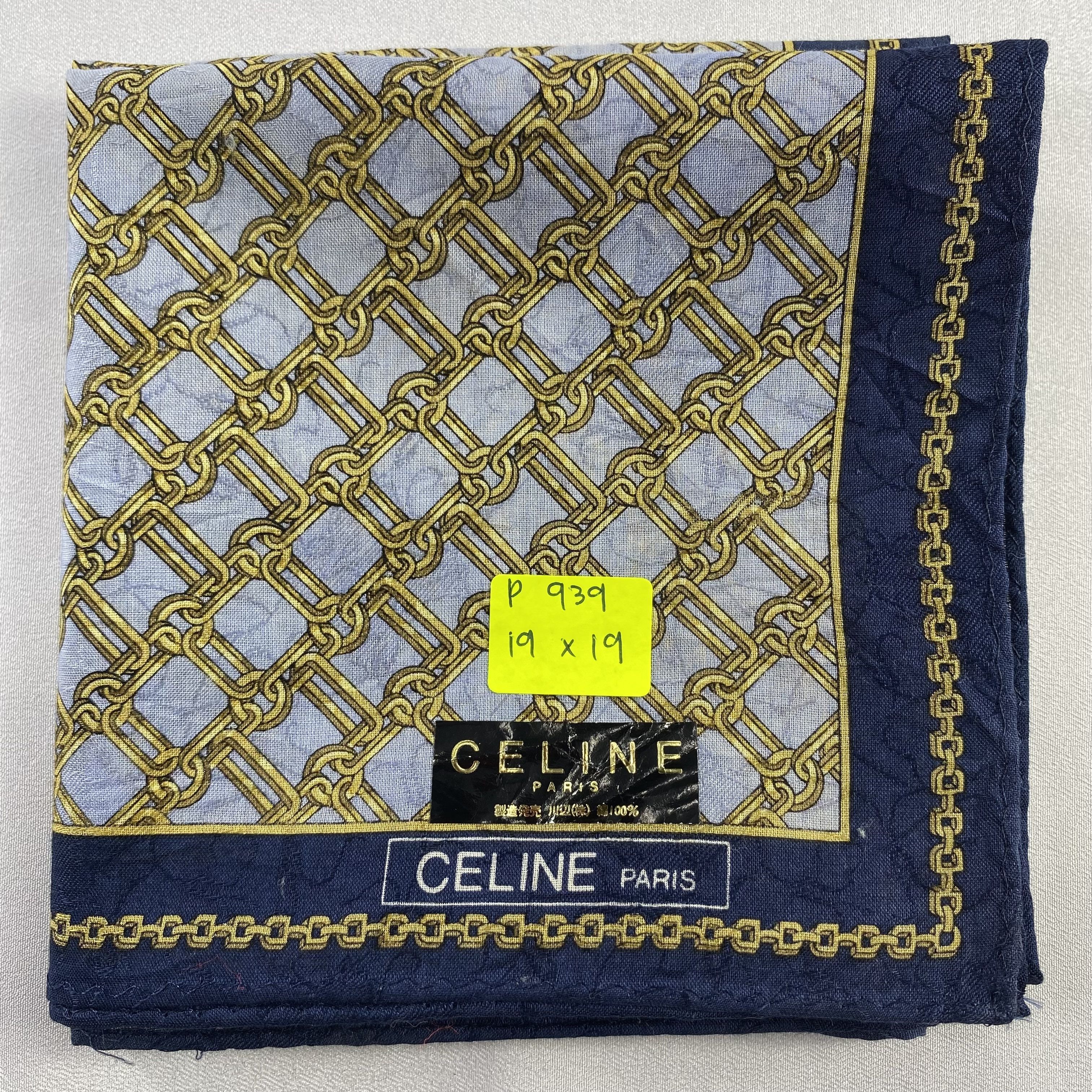 Celine × Vintage NWT Celine Neckerchief / Bandana / Handkerchief-P939 Size ONE SIZE - 5 Thumbnail