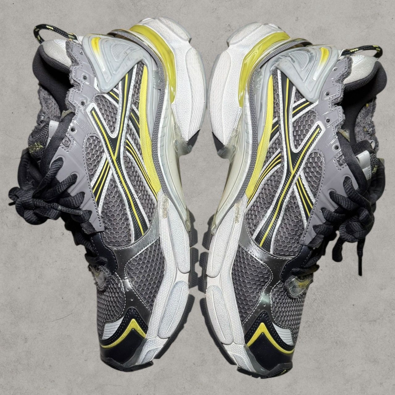 Balenciaga Balenciaga Lime Yellow Gray Runners Sneakers Sz 43 Size US 10 / EU 43 - 4 Thumbnail