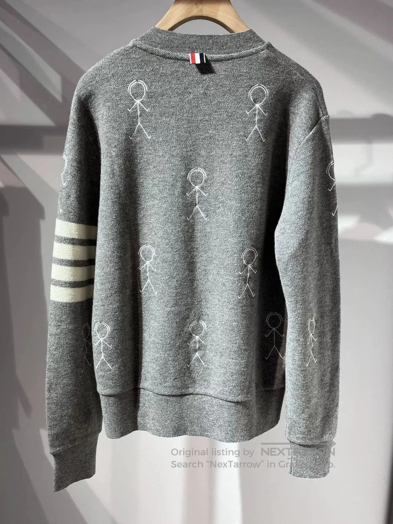 Thom Browne Thom Browne Grey Knit Sweatshirt. Size US M / EU 48-50 / 2 - 5 Thumbnail